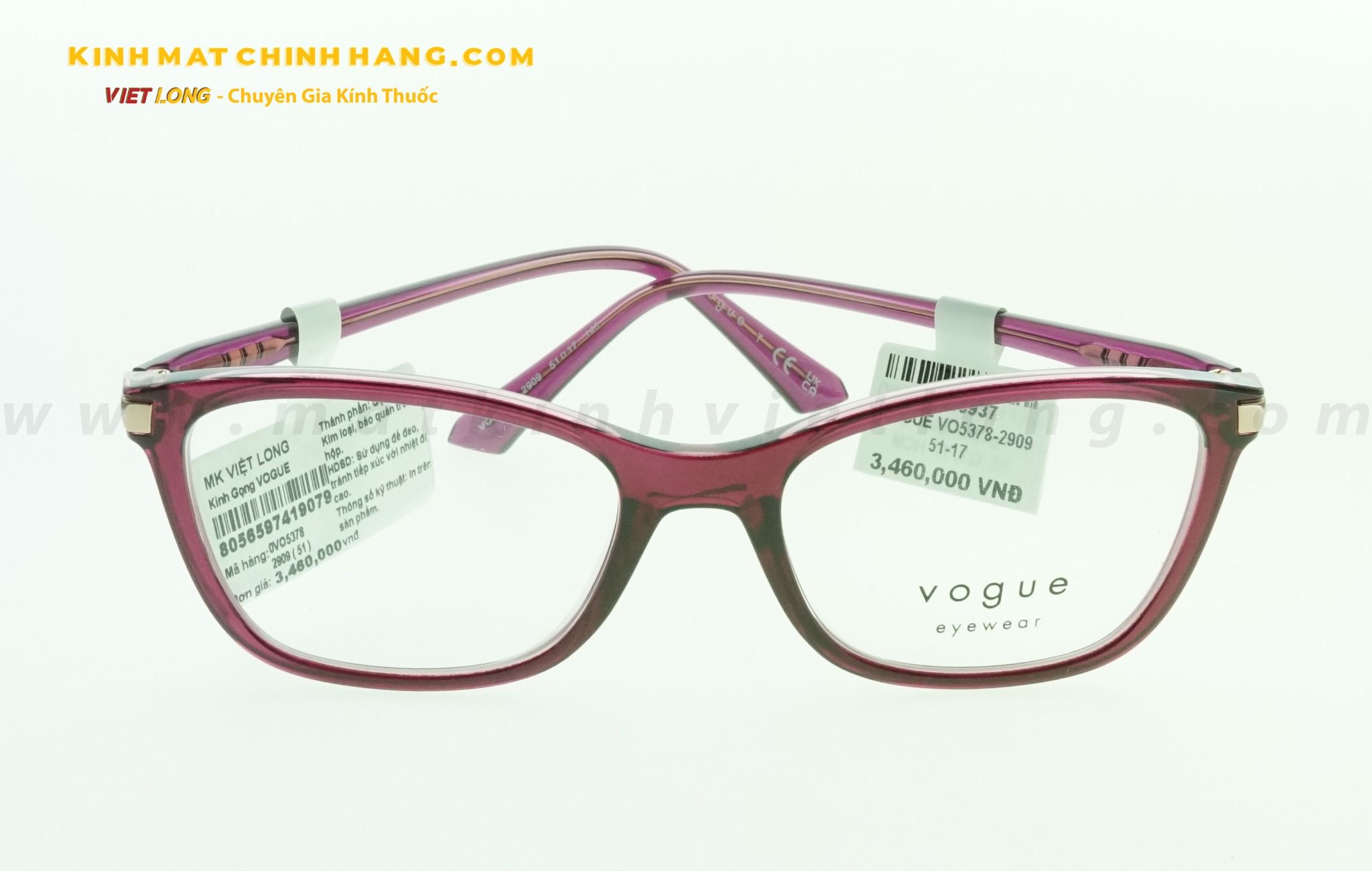  GỌNG KÍNH VOGUE VO5378-2909 51-17 