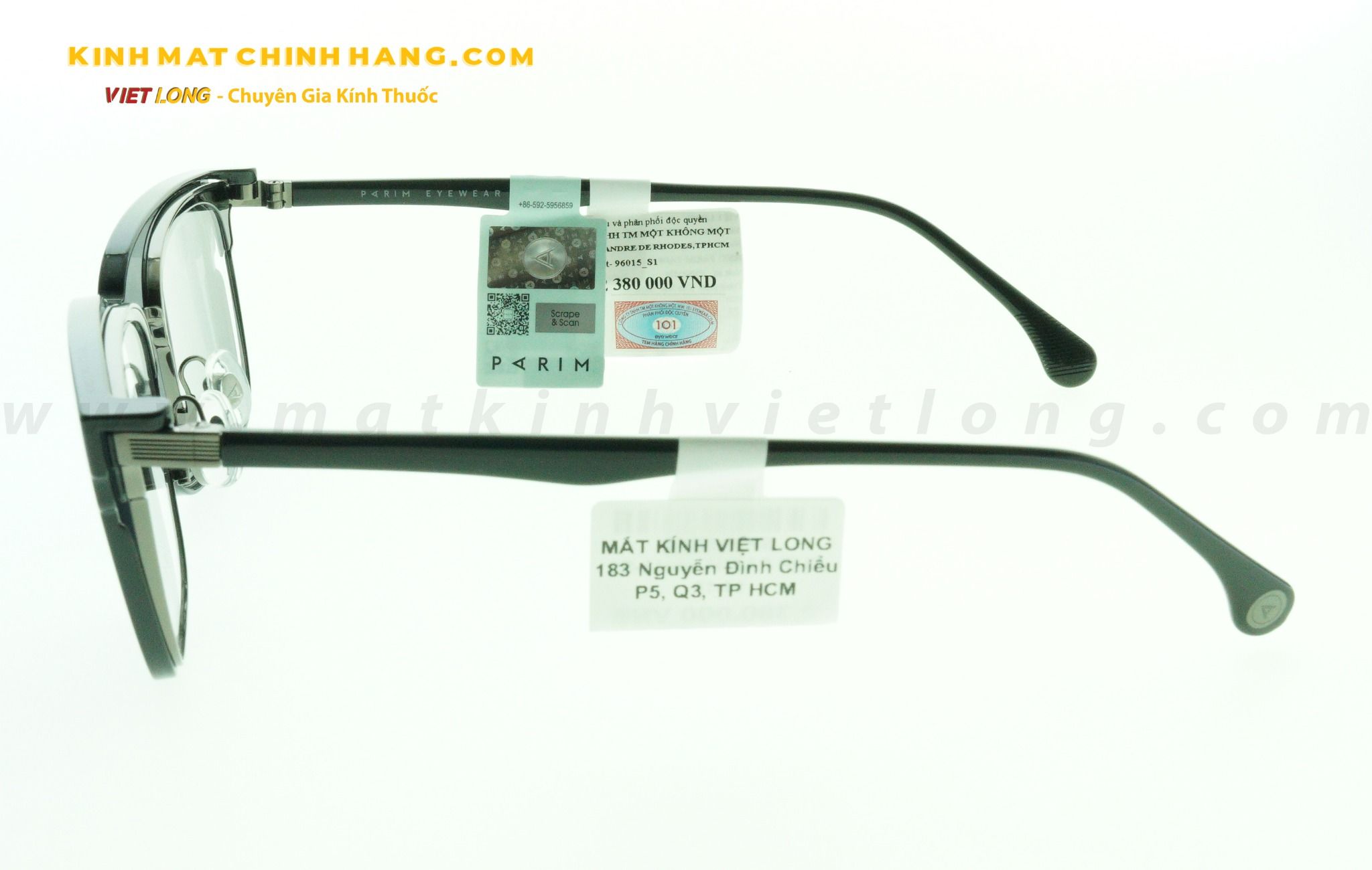  GỌNG KÍNH CLIP PARIM 96015-S1 54-18 