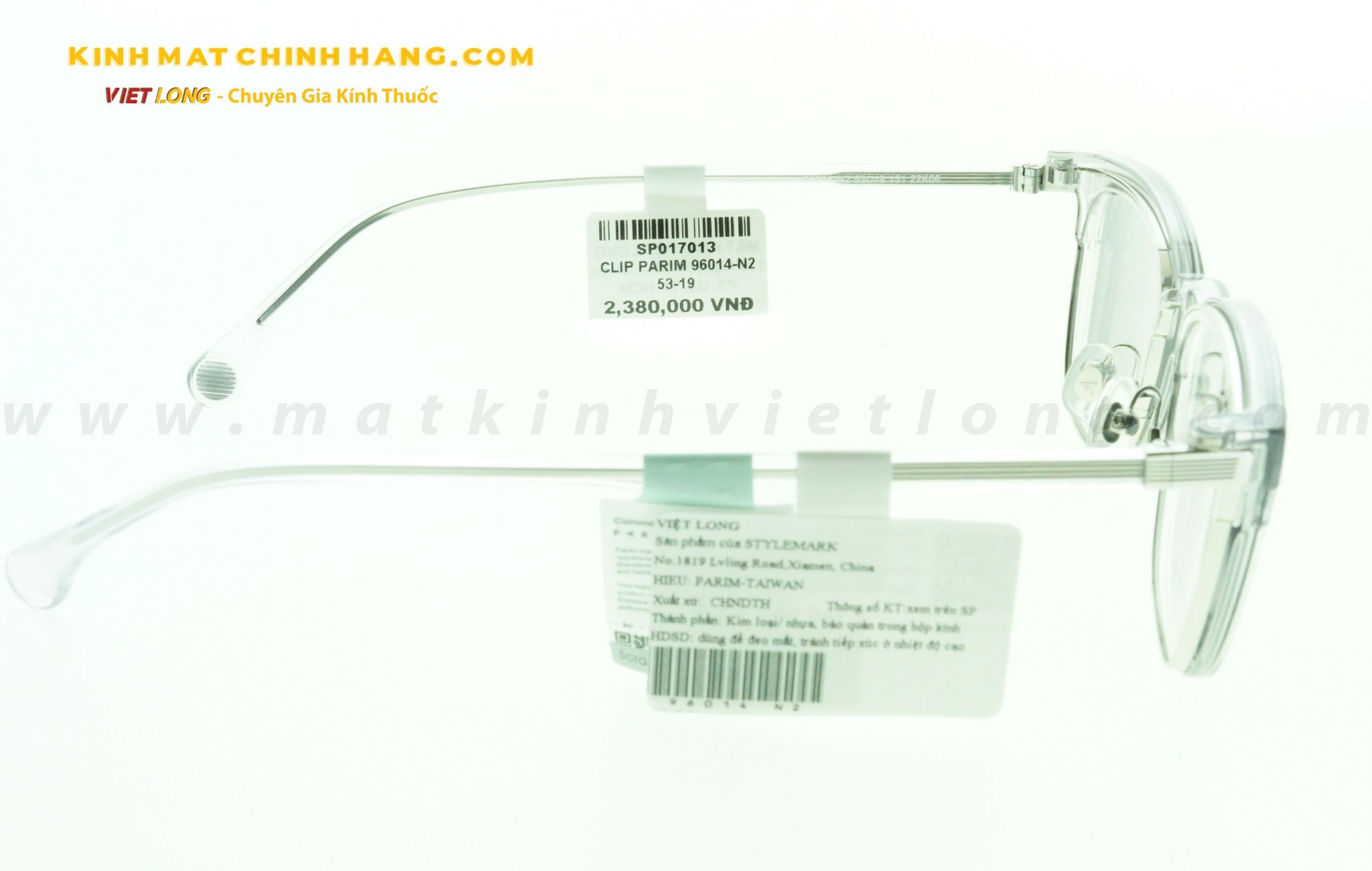  GỌNG KÍNH CLIP PARIM 96014-N2 53-19 