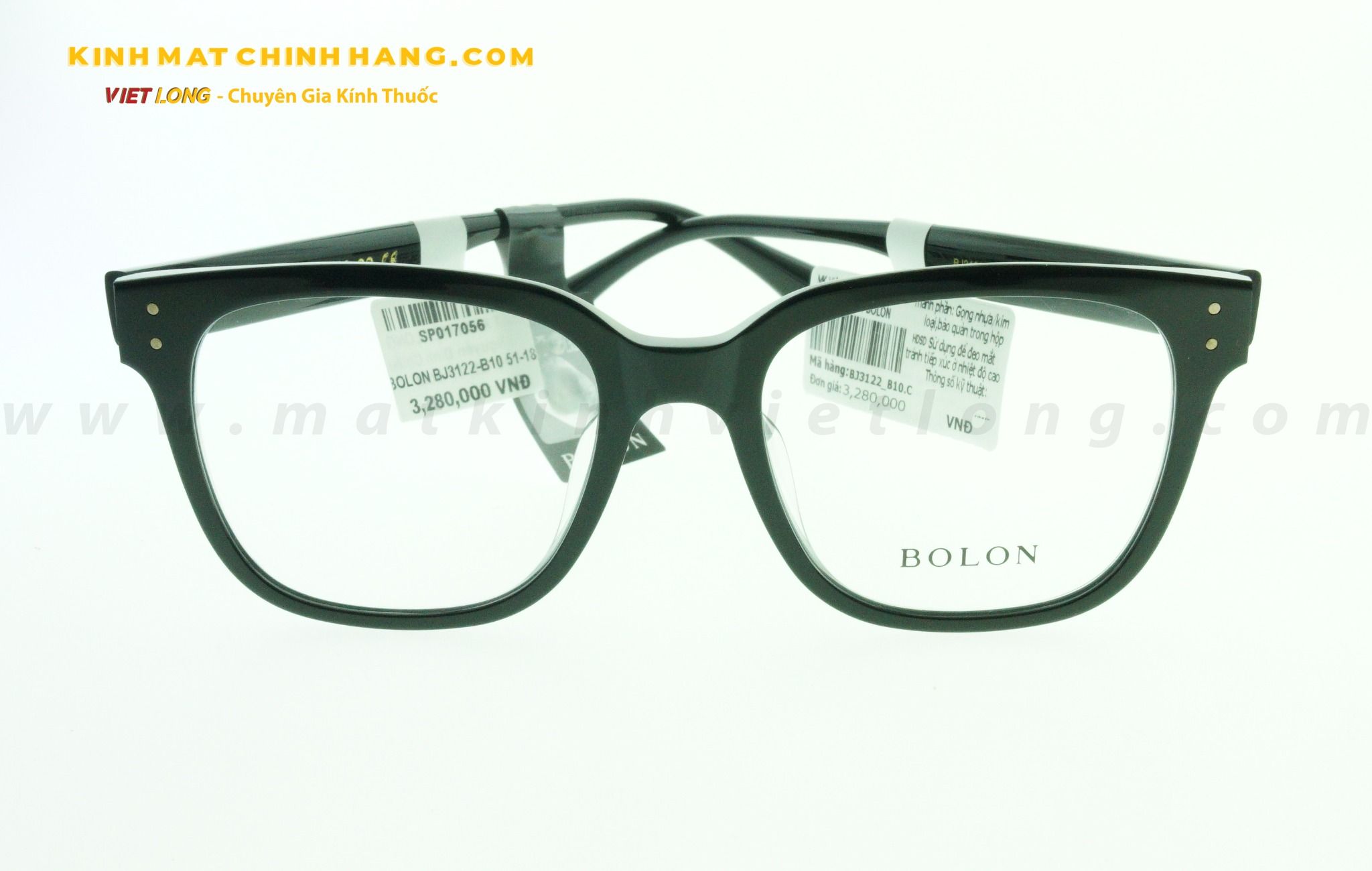  GỌNG KÍNH BOLON BJ3122-B10 51-18 