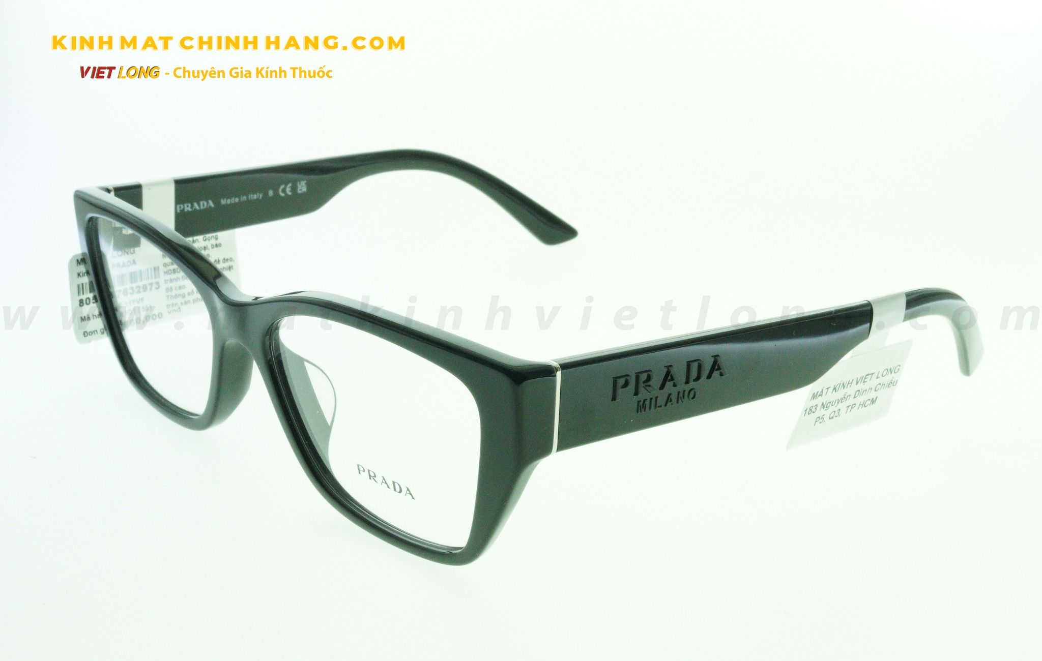  GỌNG KÍNH PRADA VPR11YF-1AB101 55-16 