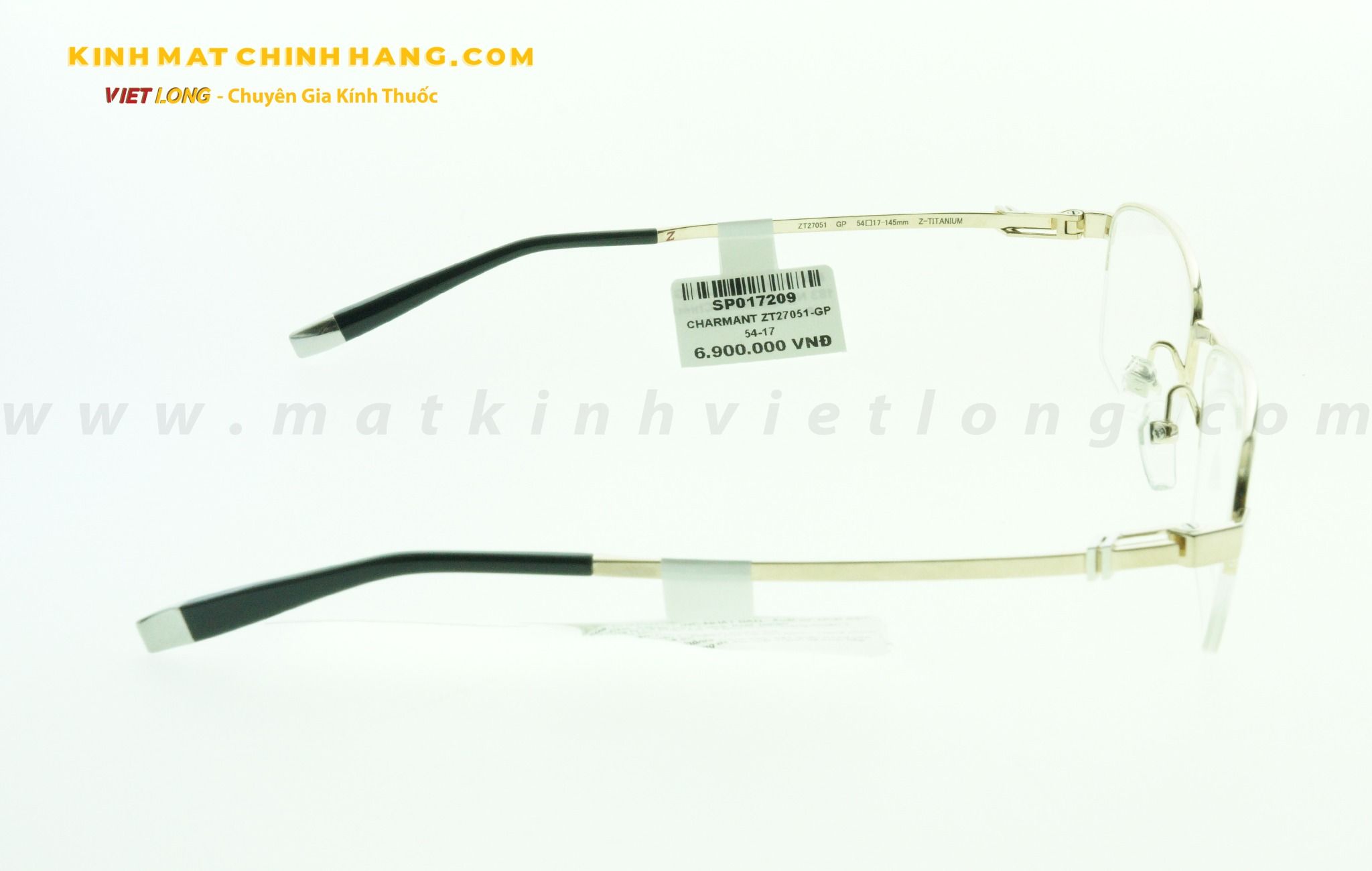  GỌNG KÍNH CHARMANT ZT27051-GP 54-17 