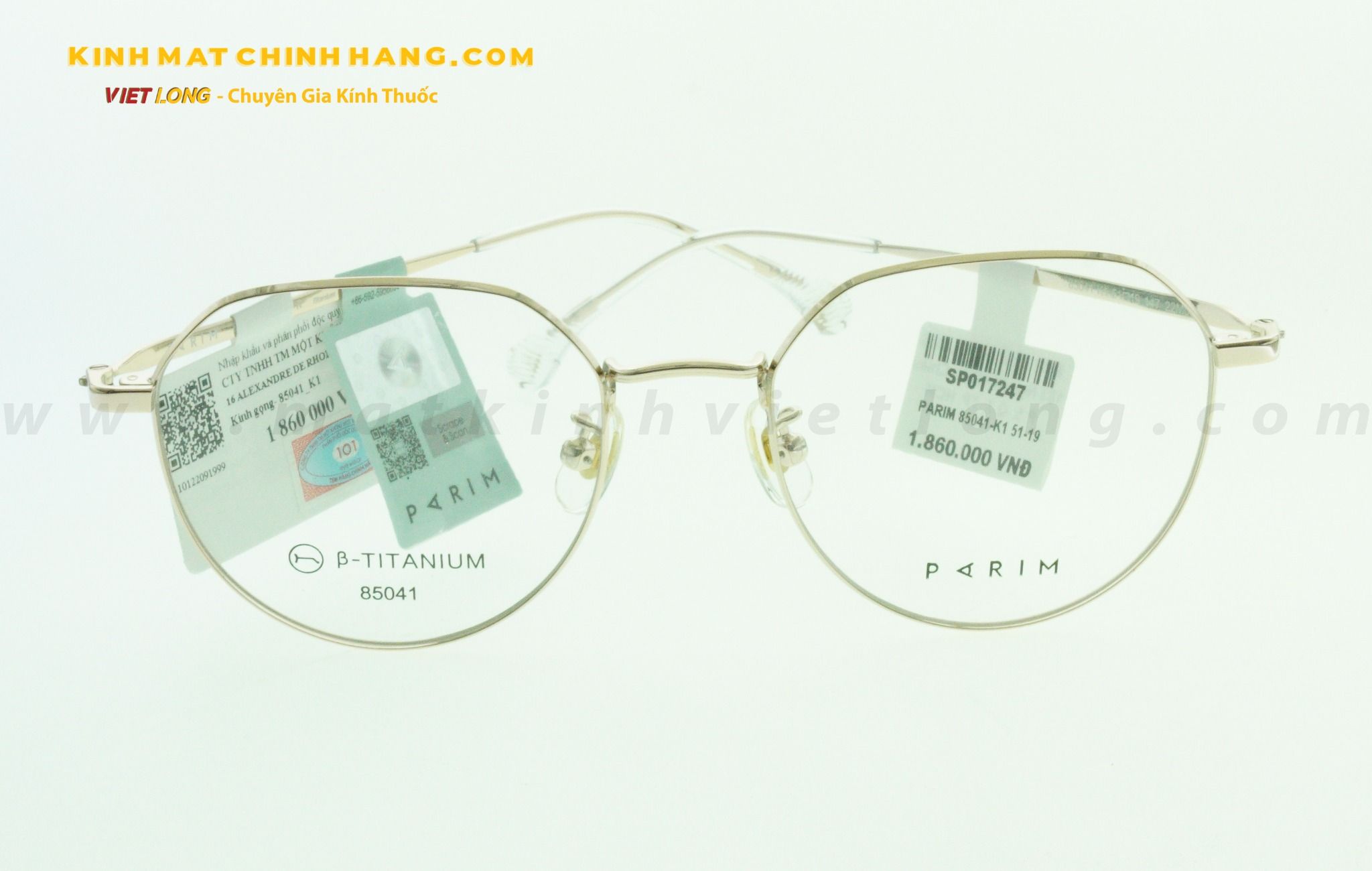  GỌNG KÍNH PARIM 85041-K1 51-19 