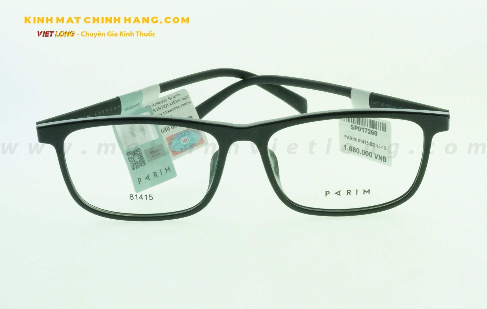  GỌNG KÍNH PARIM 81415-B2 55-15 