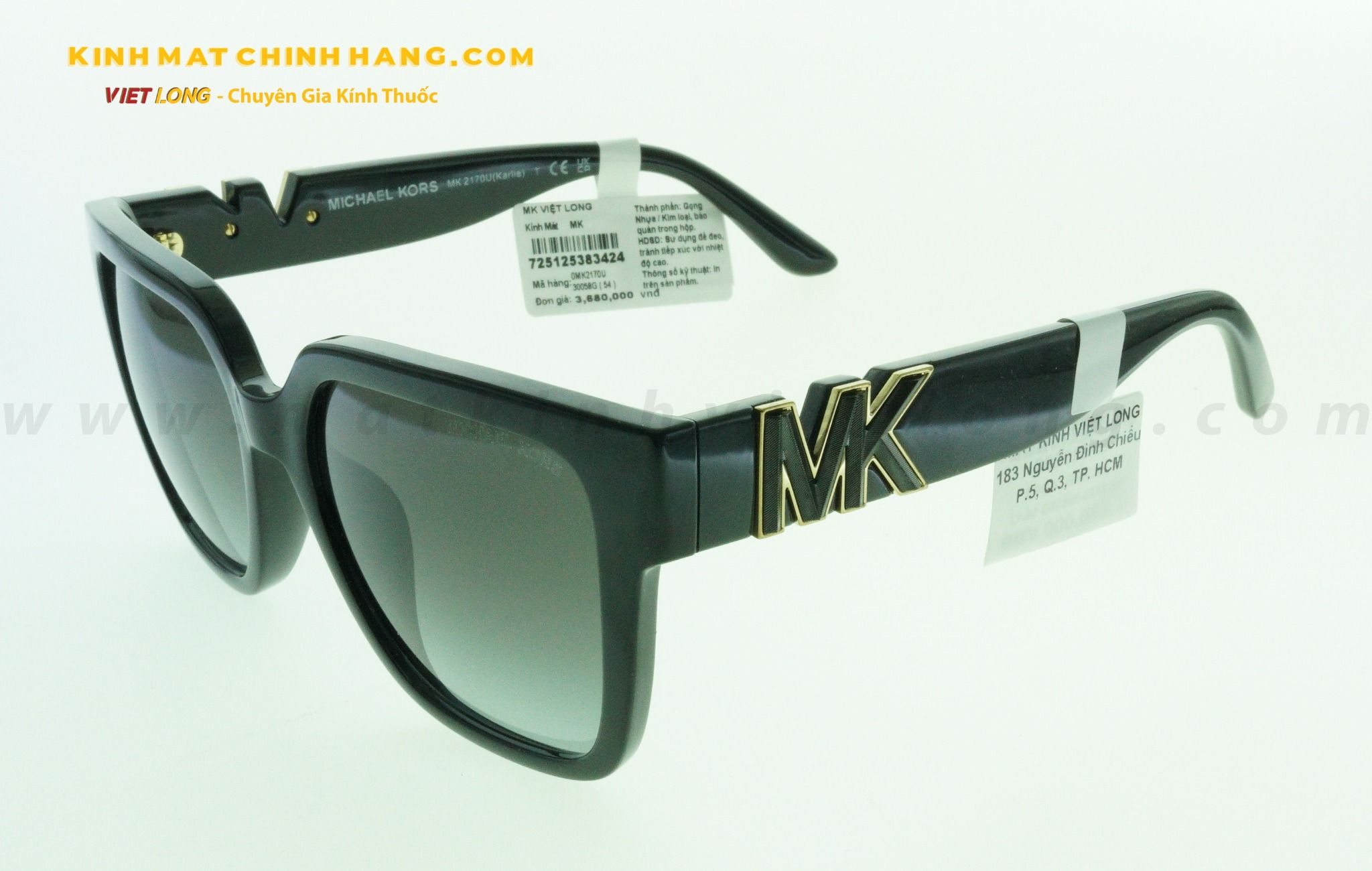  KÍNH MÁT MICHAEL KORS MK2170-30058G 54-17 