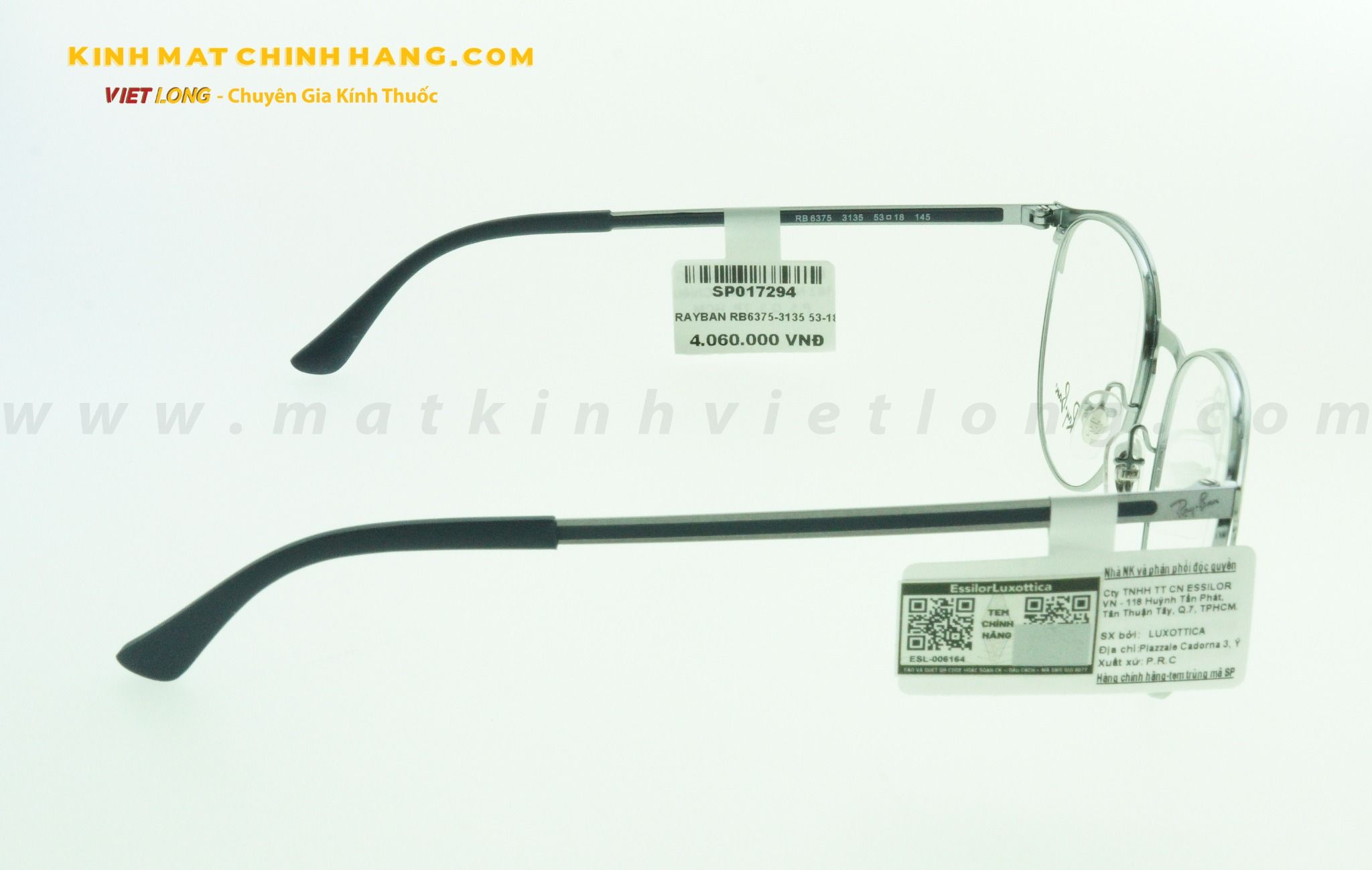  GỌNG KÍNH RAYBAN RB6375-3135 53-18 