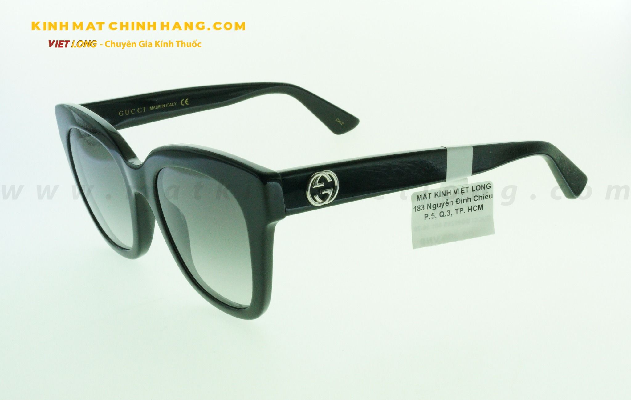 KÍNH MÁT GUCCI GG0029S 001 50-20