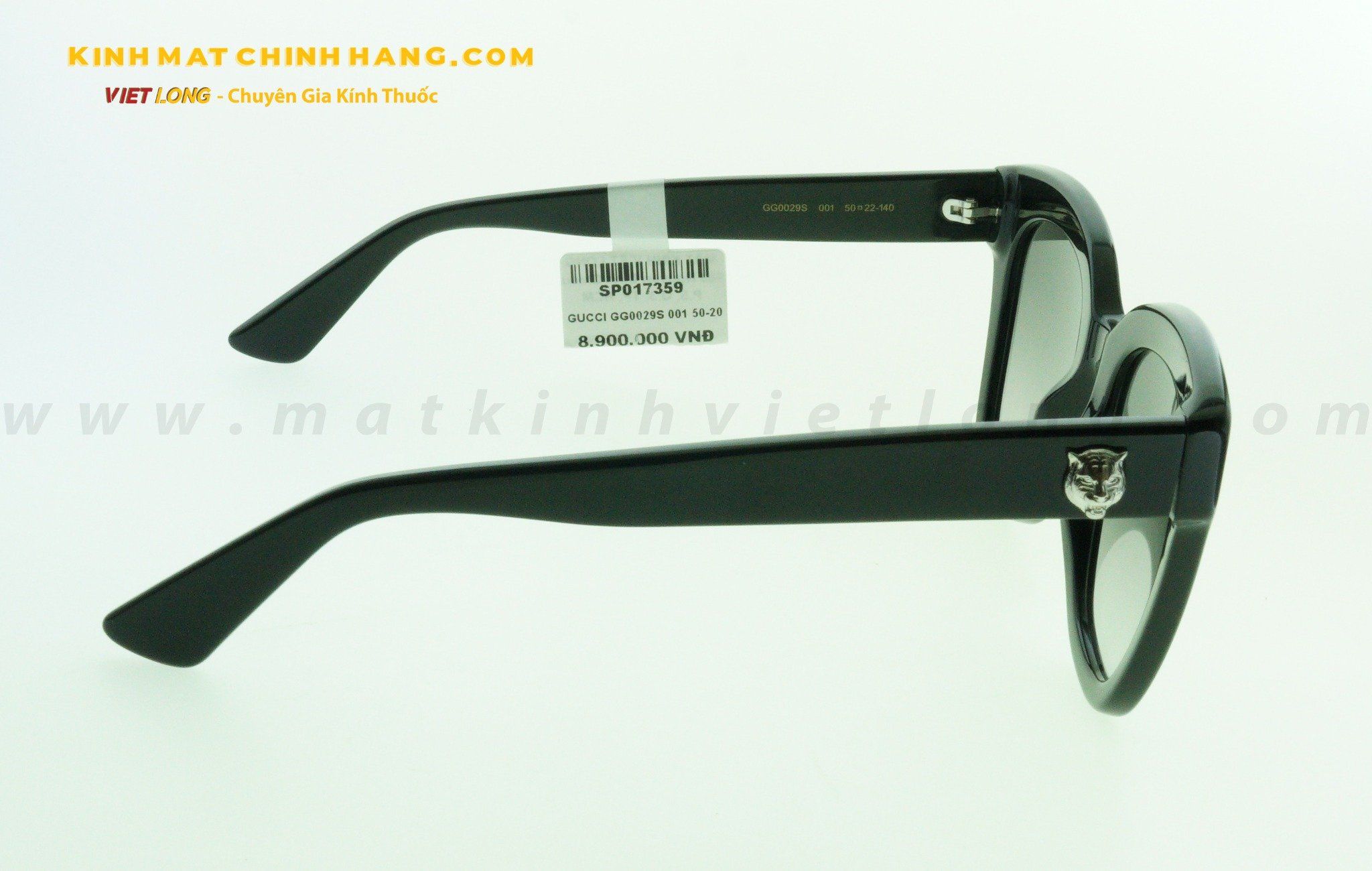 KÍNH MÁT GUCCI GG0029S 001 50-20