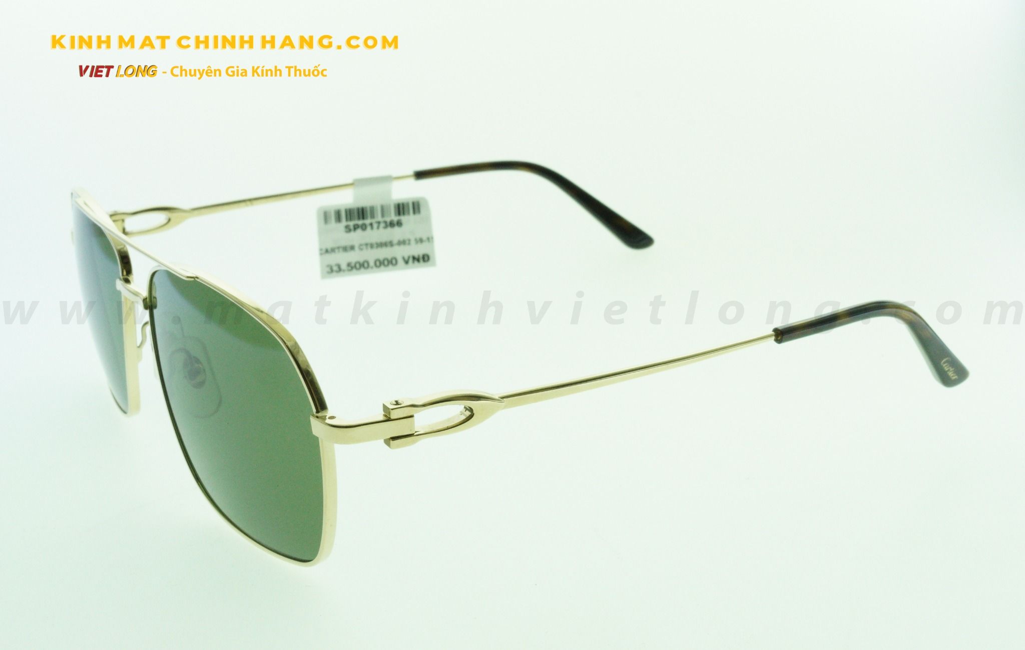 KÍNH MÁT CARTIER CT0306S-002 59-15