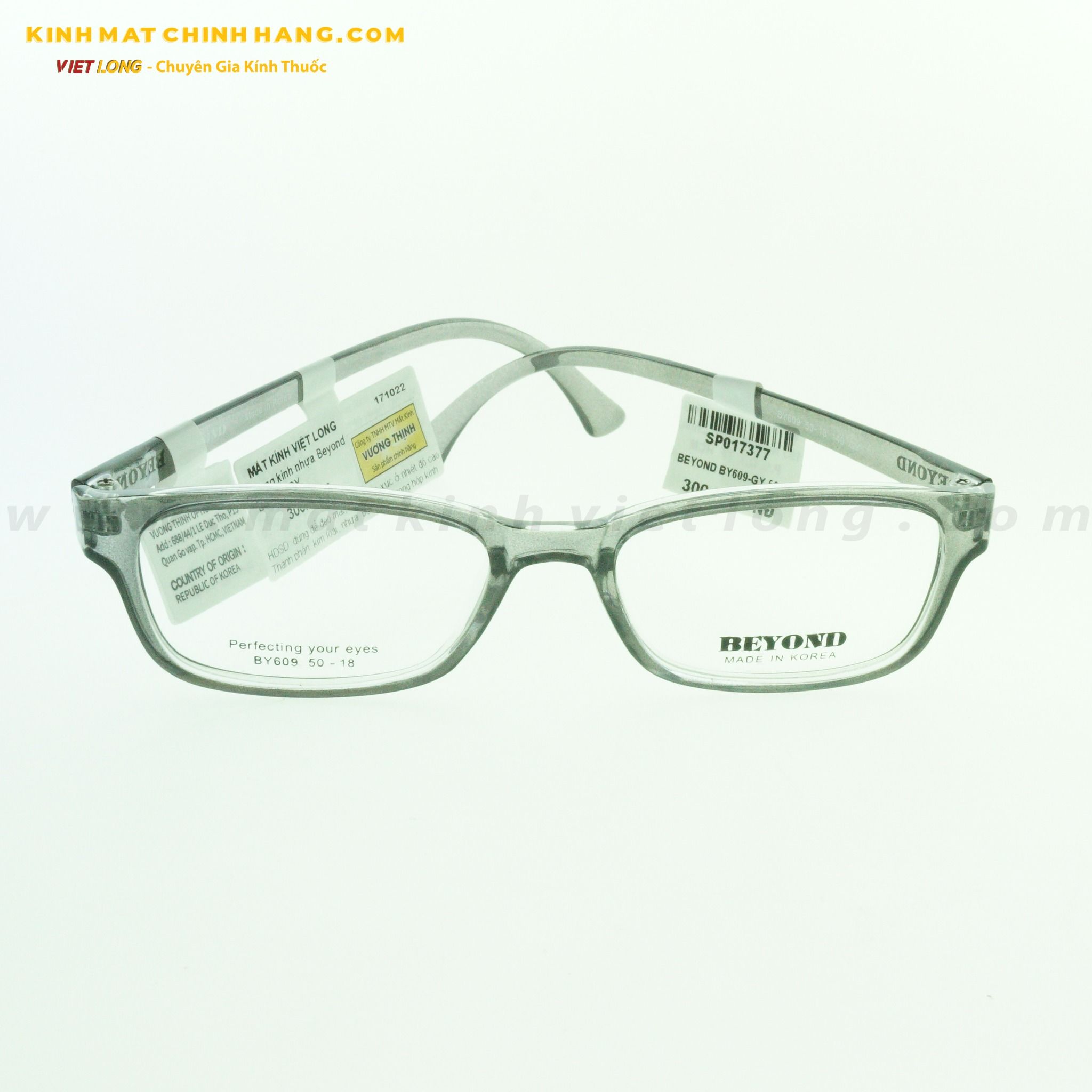 GỌNG KÍNH BEYOND BY609-GY 50-18