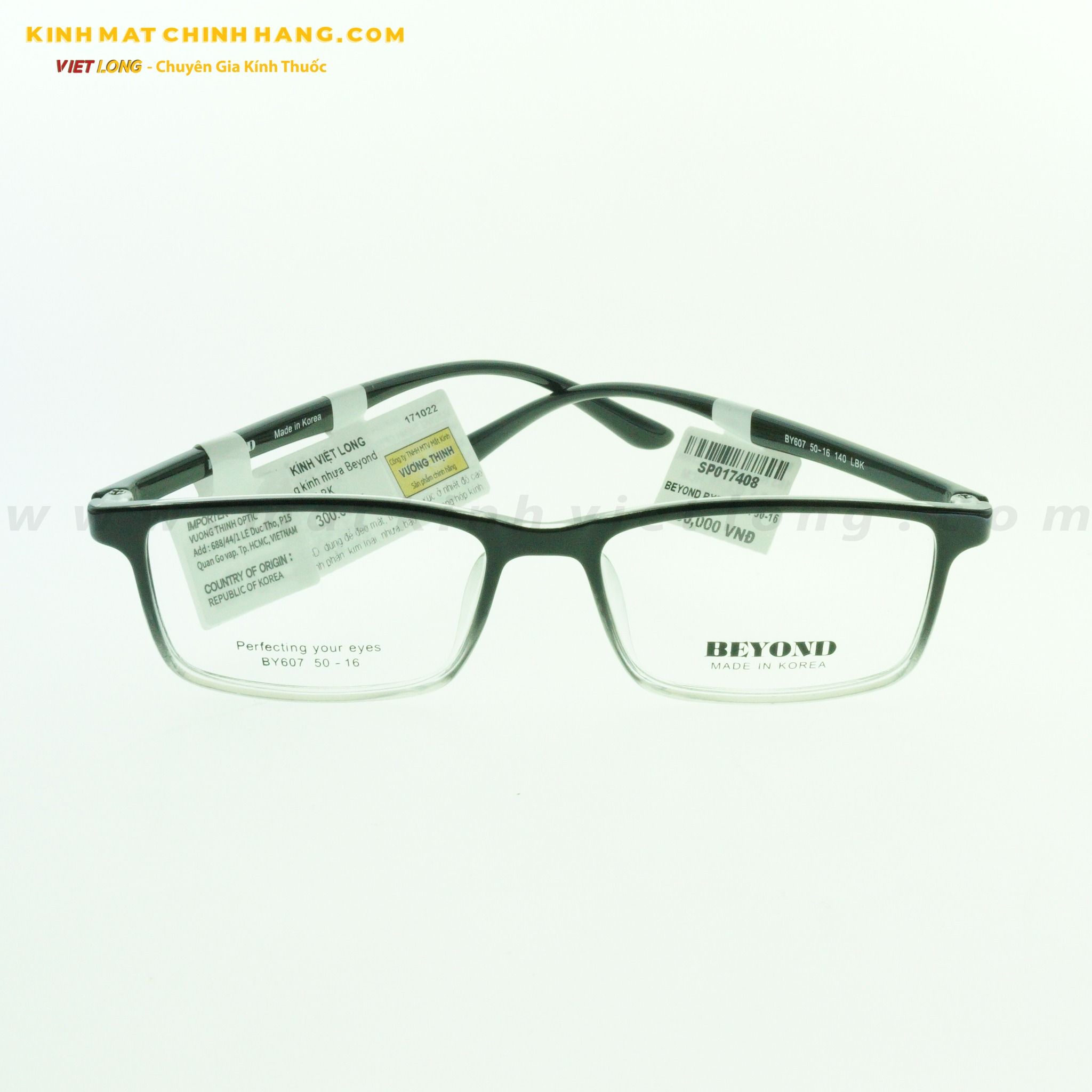 GỌNG KÍNH BEYOND BY607-LBK 50-16