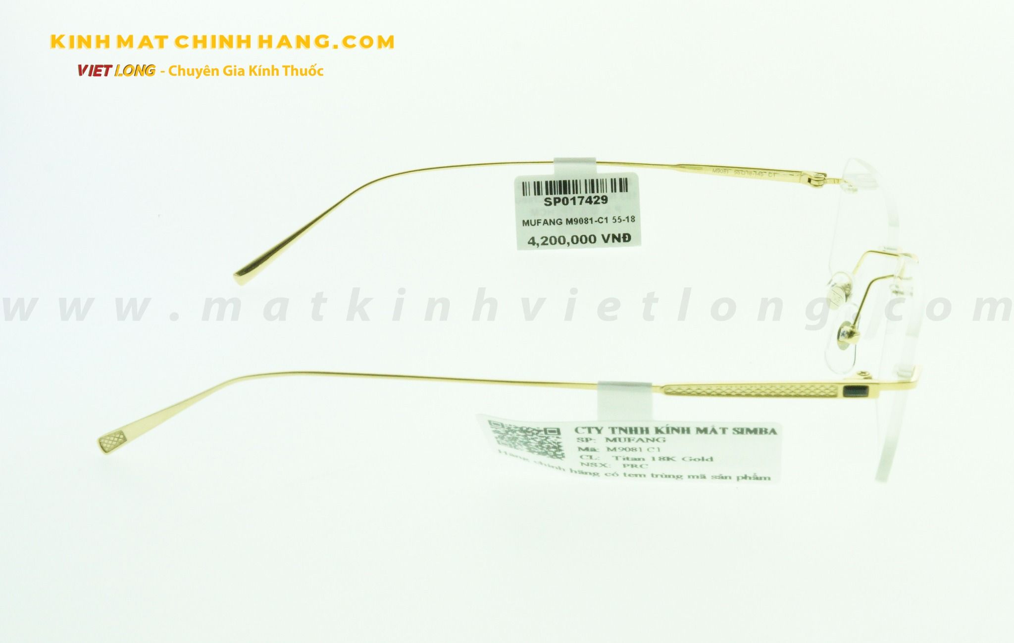 GỌNG KÍNH MUFANG M9081-C1 55-18