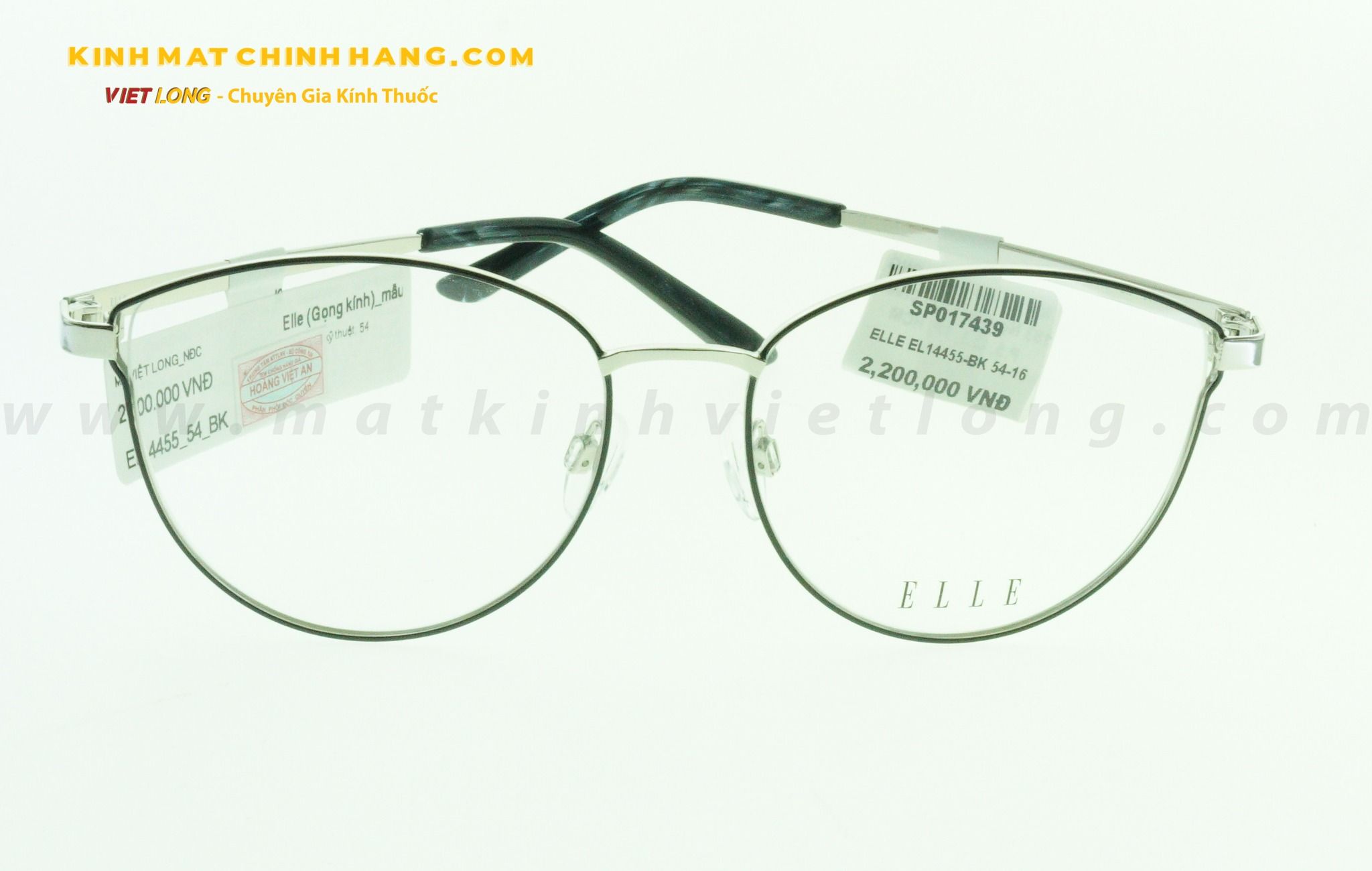 GỌNG KÍNH ELLE EL14455-BK 54-16