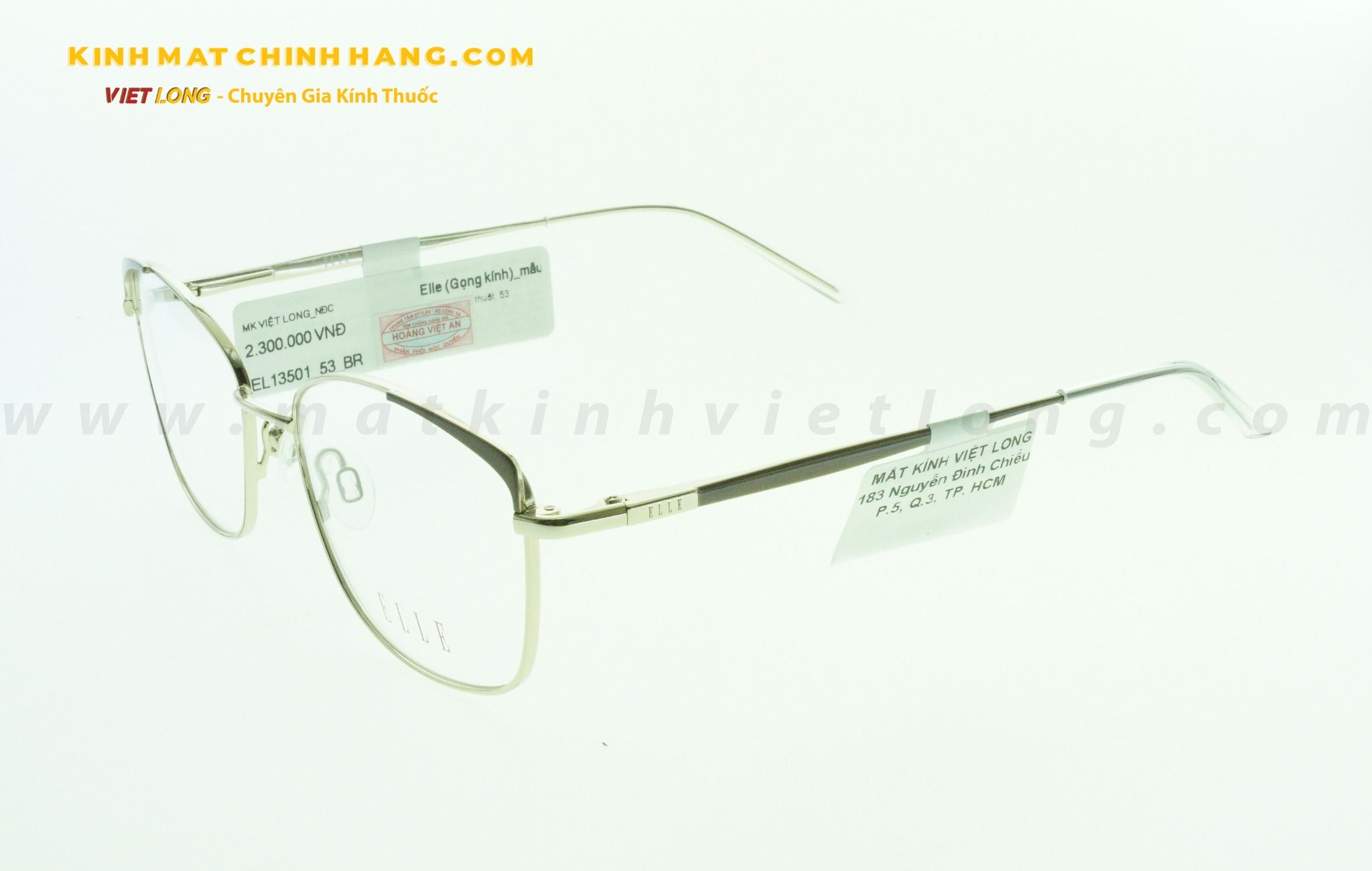 GỌNG KÍNH ELLE EL13501-BR 53-17