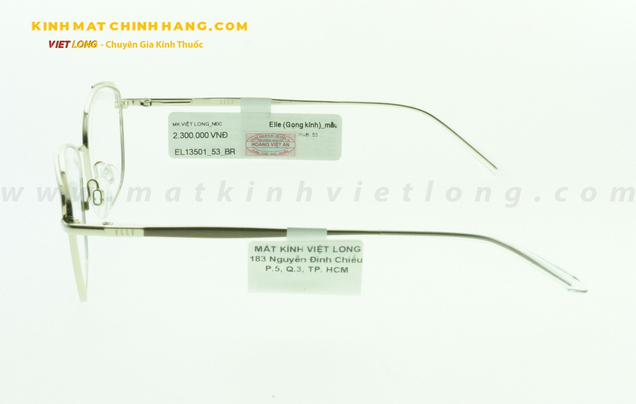 GỌNG KÍNH ELLE EL13501-BR 53-17