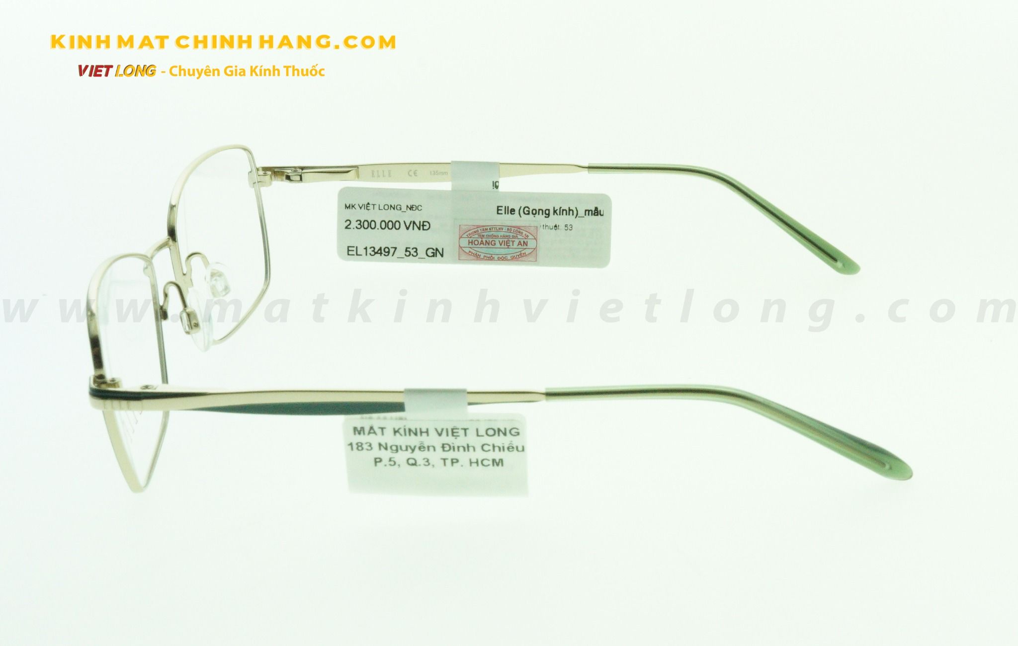 GỌNG KÍNH ELLE EL13497-GN 53-17