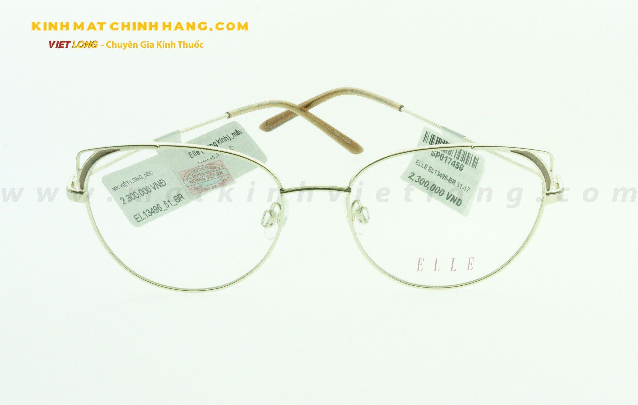 GỌNG KÍNH ELLE EL13496-BR 51-17