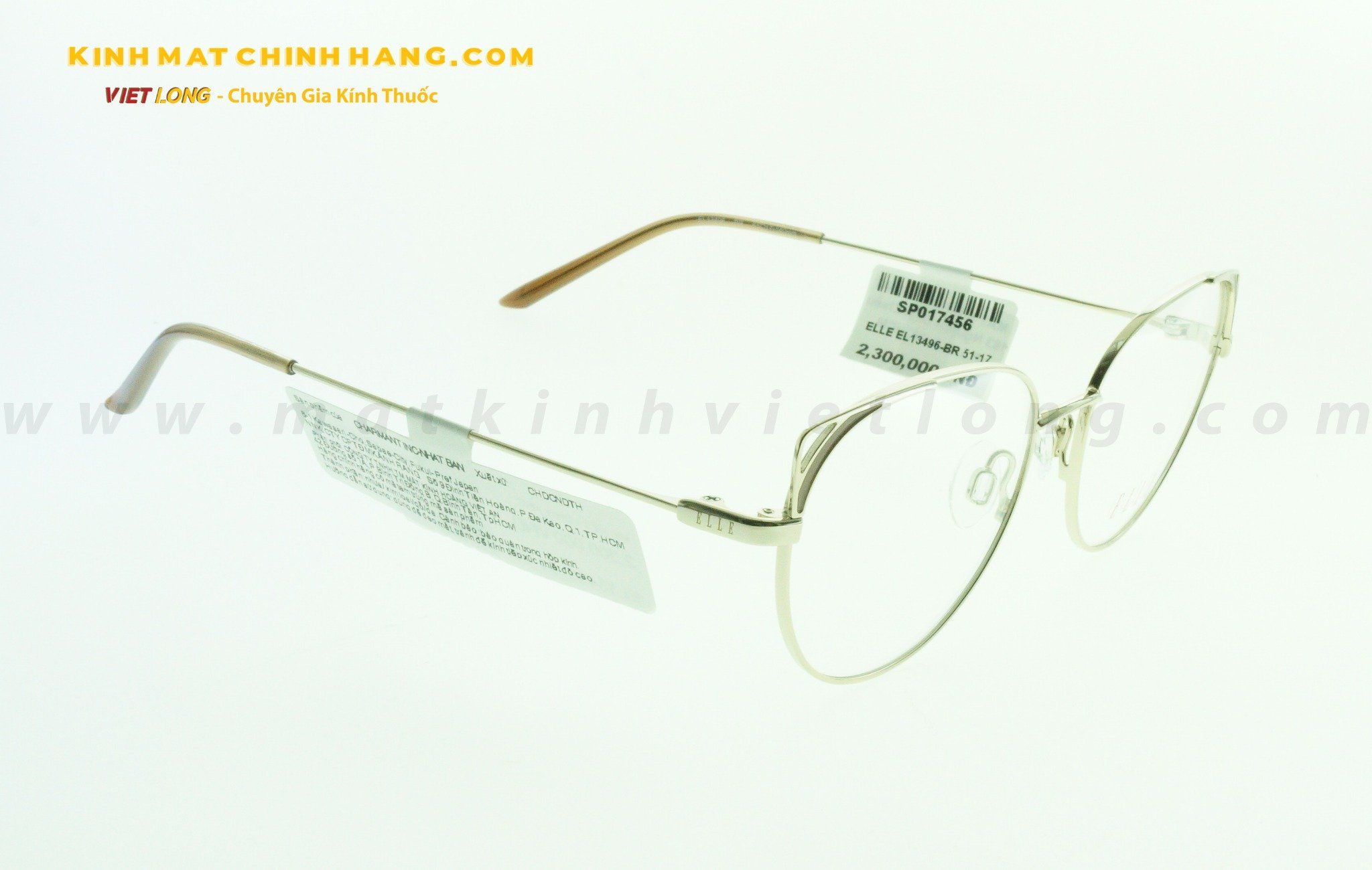 GỌNG KÍNH ELLE EL13496-BR 51-17