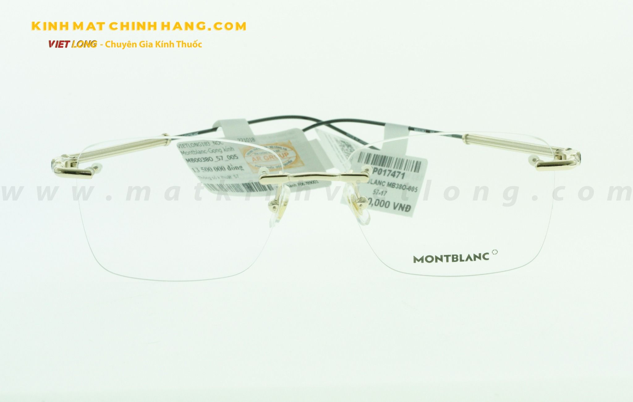  GỌNG KÍNH MONTBLANC MB38O-005 57-17 