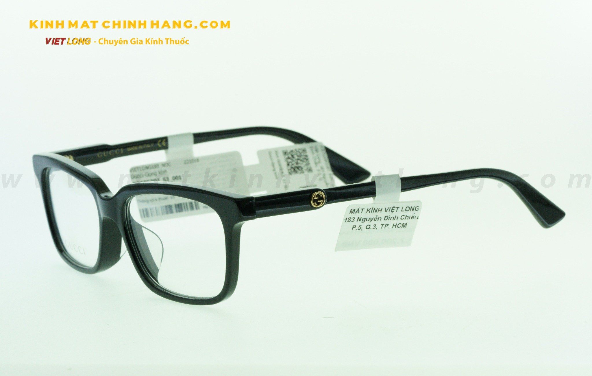  GỌNG KÍNH GUCCI GG0557OJ-001 53-16 