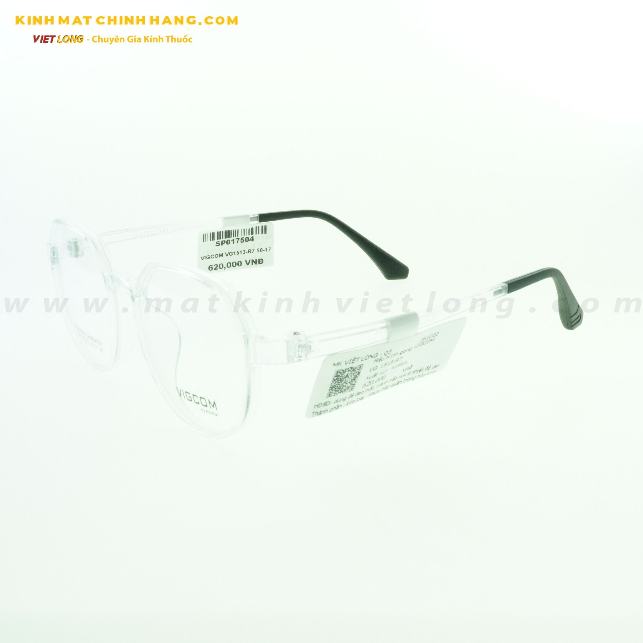 GỌNG KÍNH VIGCOM VG1513-R7 50-17