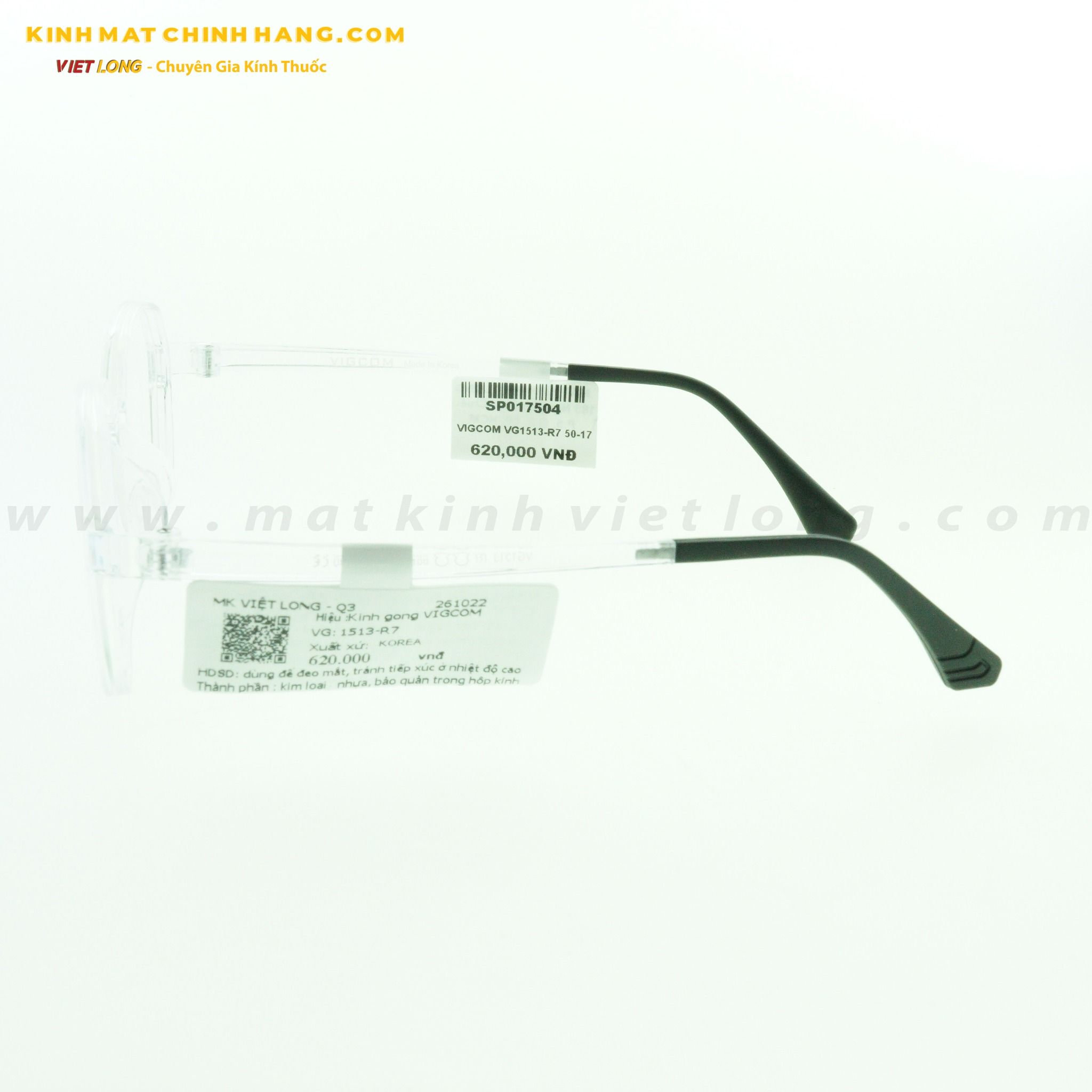 GỌNG KÍNH VIGCOM VG1513-R7 50-17