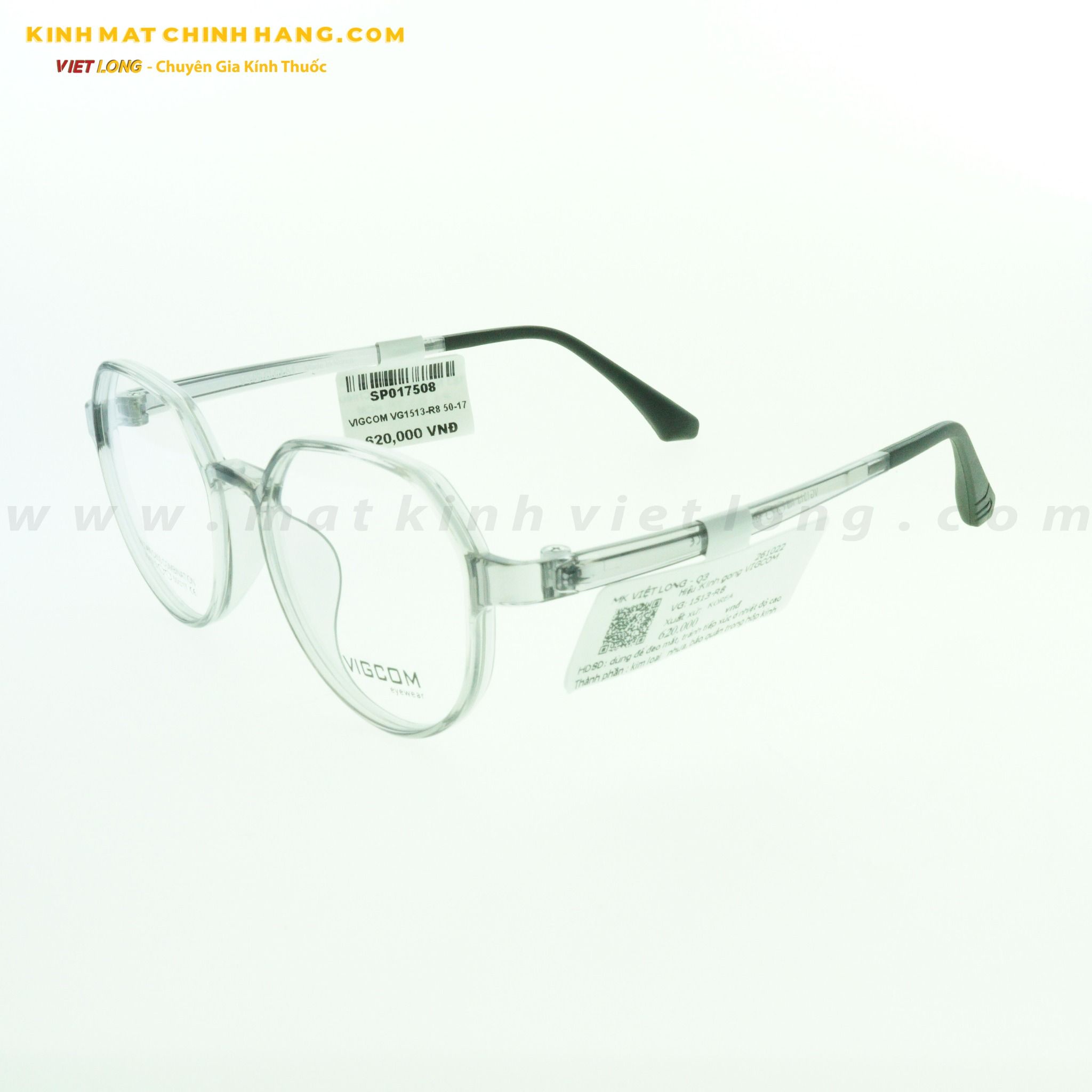 GỌNG KÍNH VIGCOM VG1513-R8 50-17
