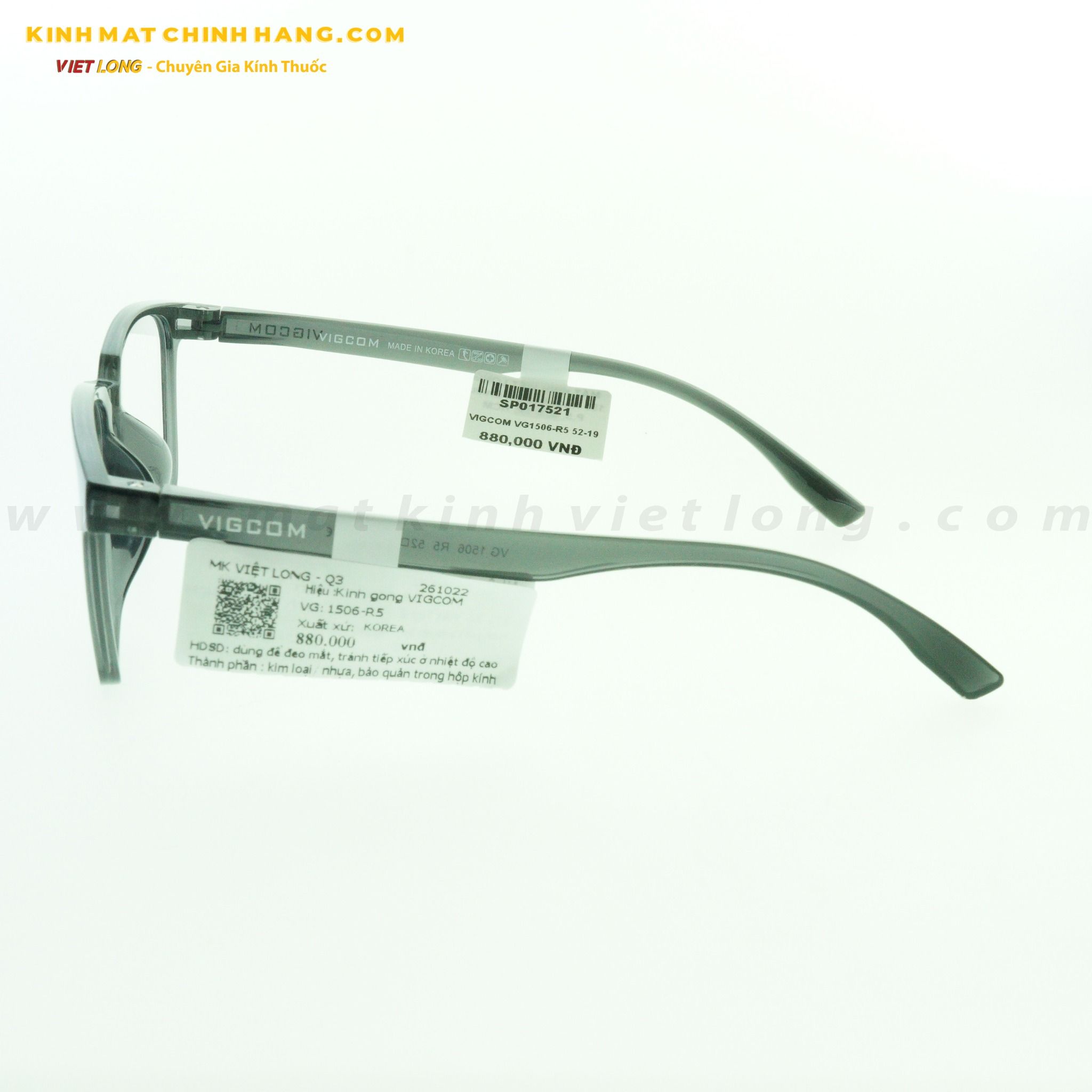 GỌNG KÍNH VIGCOM VG1506-R5 52-19