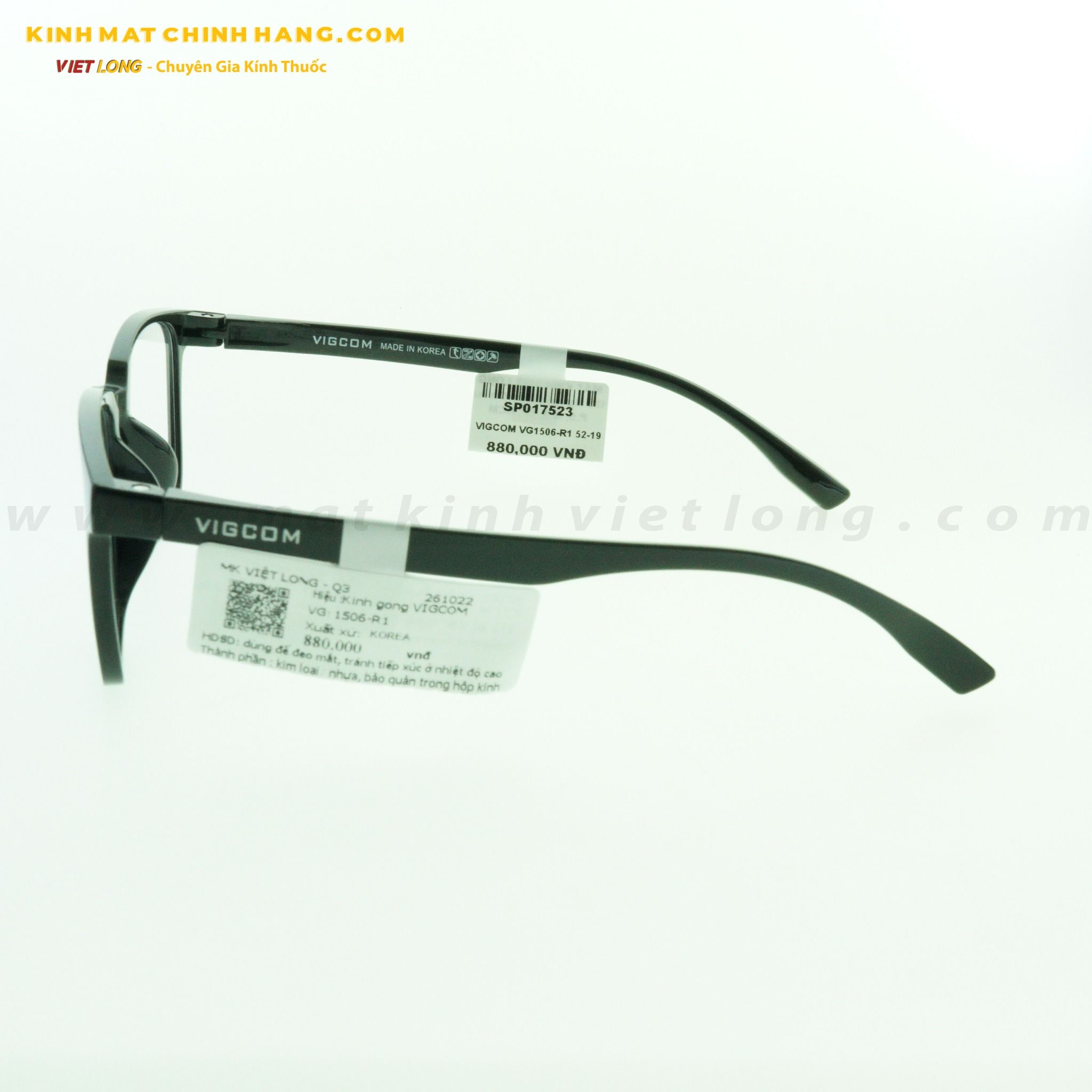 GỌNG KÍNH VIGCOM VG1506-R1 52-19