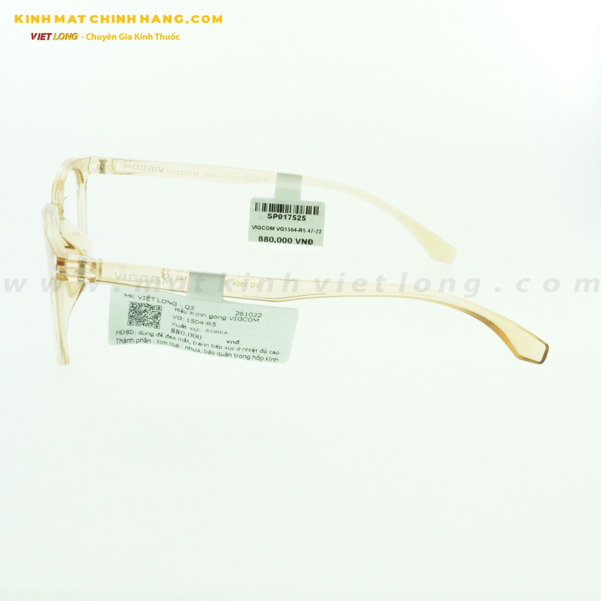 GỌNG KÍNH VIGCOM VG1504-R5 47-22