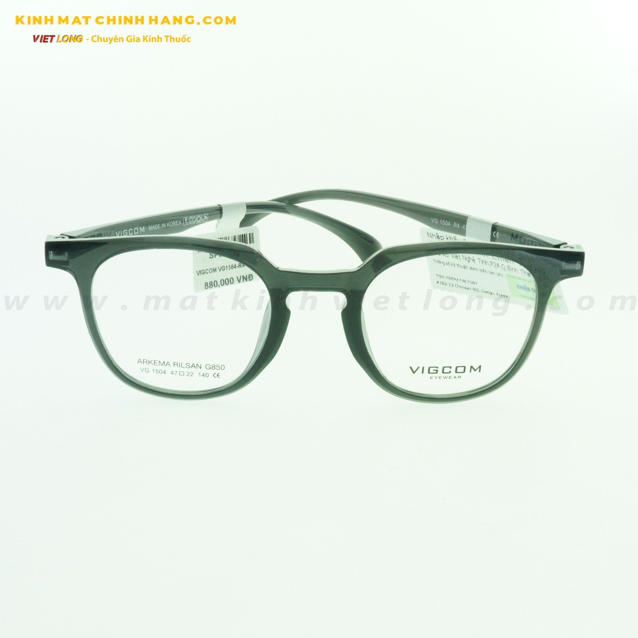 GỌNG KÍNH VIGCOM VG1504-R4 47-22