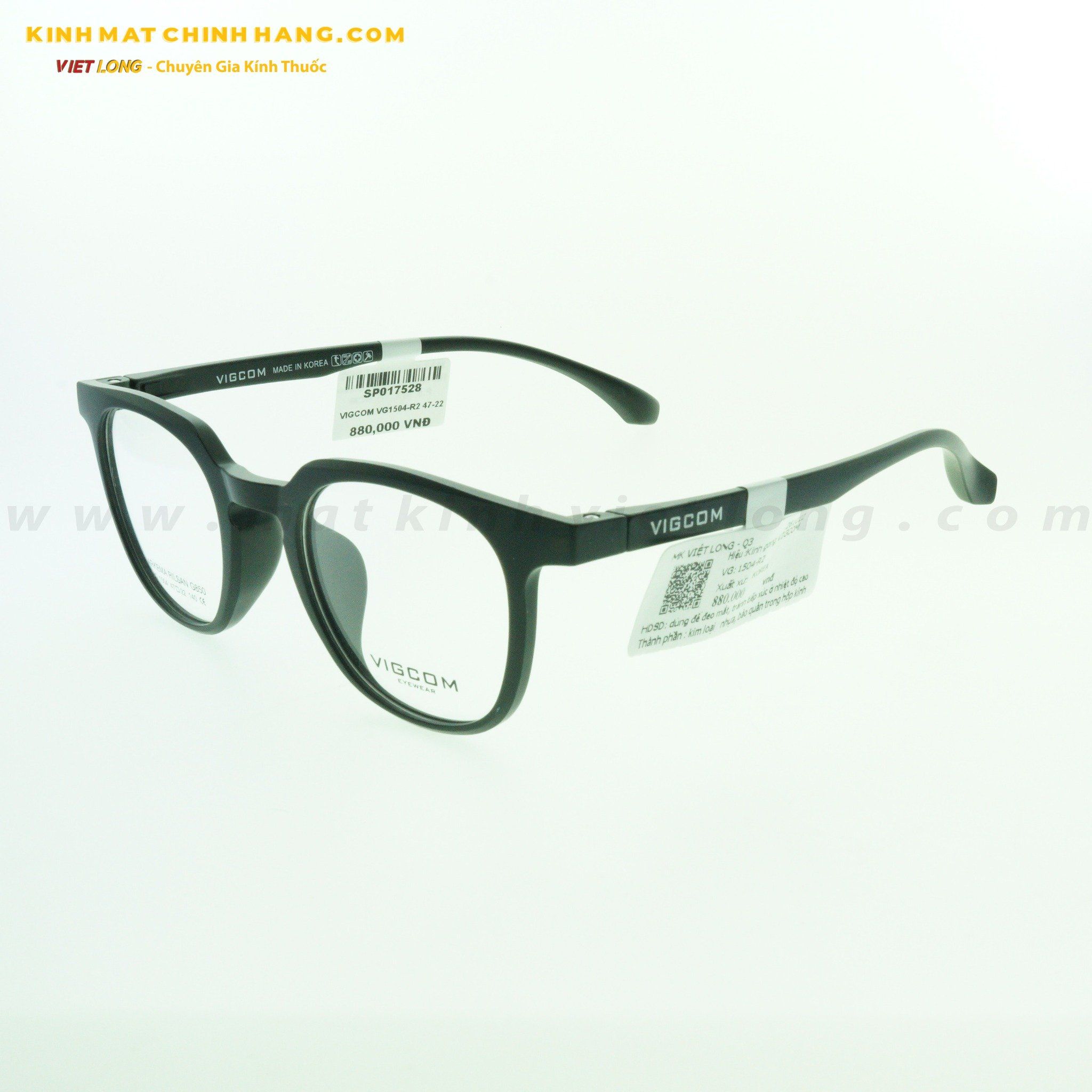 GỌNG KÍNH VIGCOM VG1504-R2 47-22