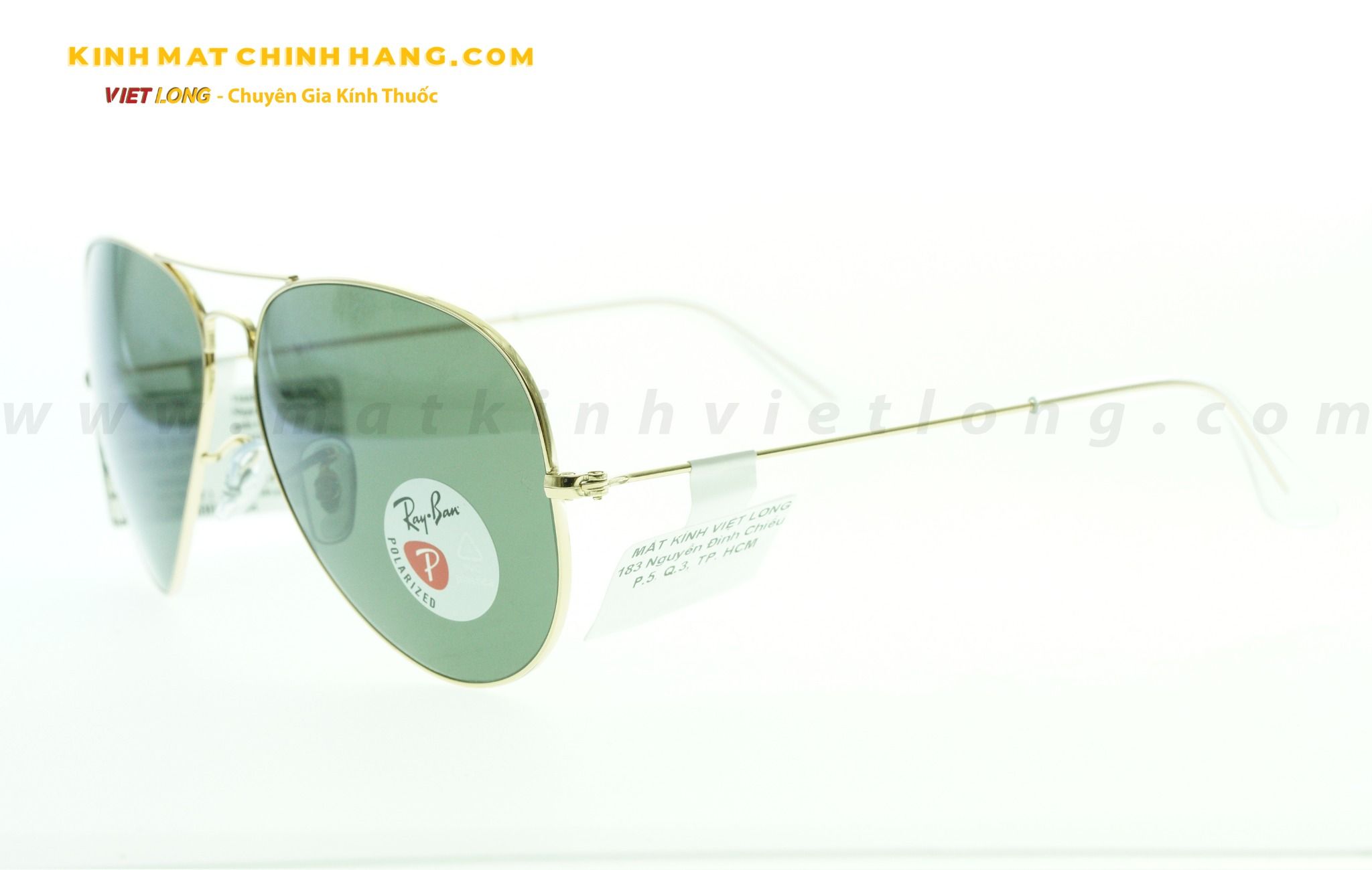 KÍNH MÁT RAYBAN 0RB3025-001/58 62-14