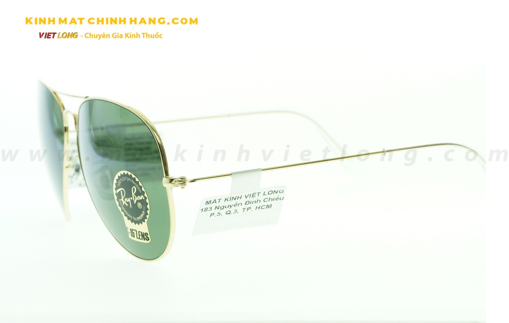 KÍNH MÁT RAYBAN 0RB3025-001 62-14