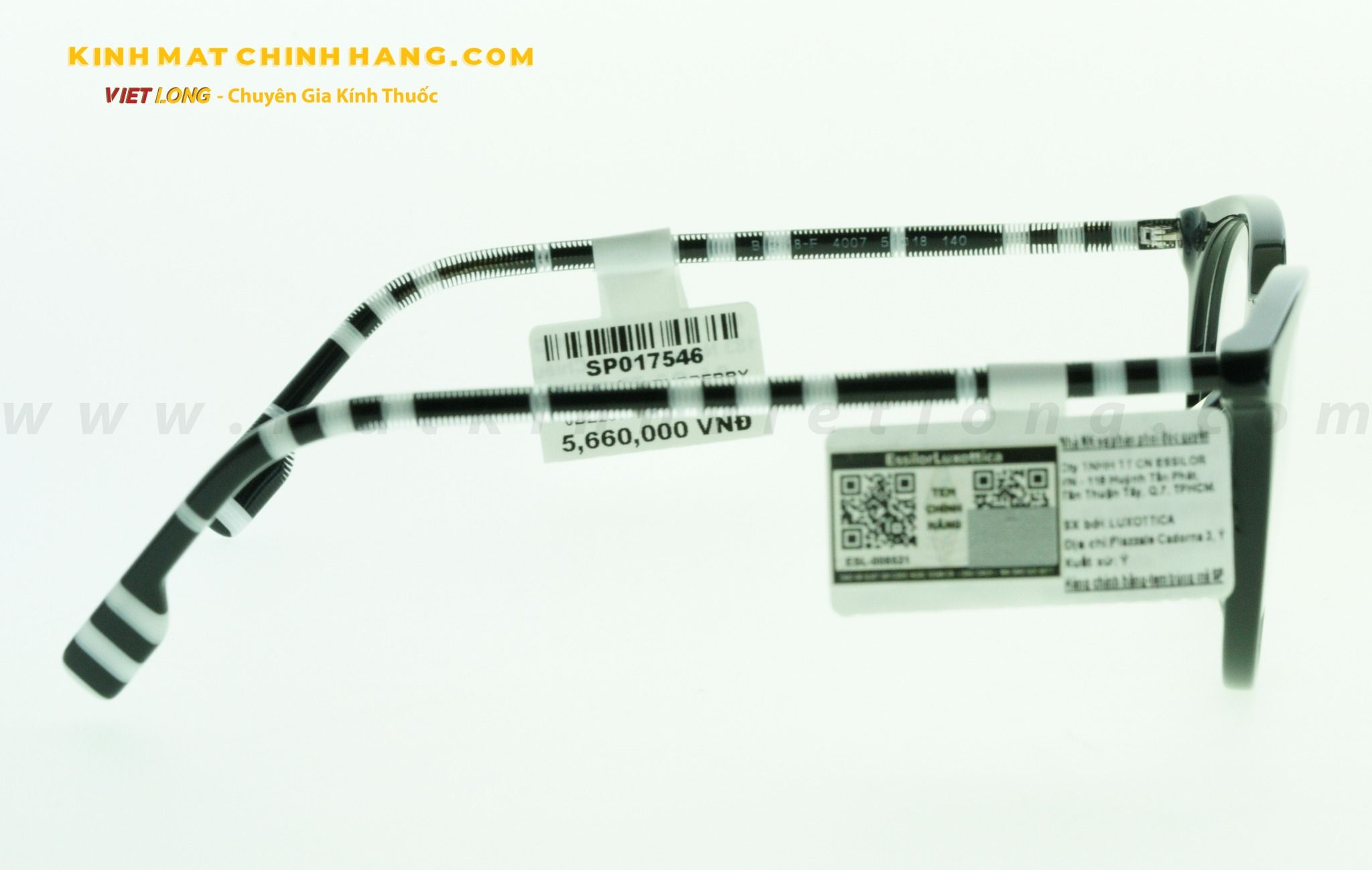  GỌNG KÍNH BURBERRY 0BE2318F-4007 51-18 