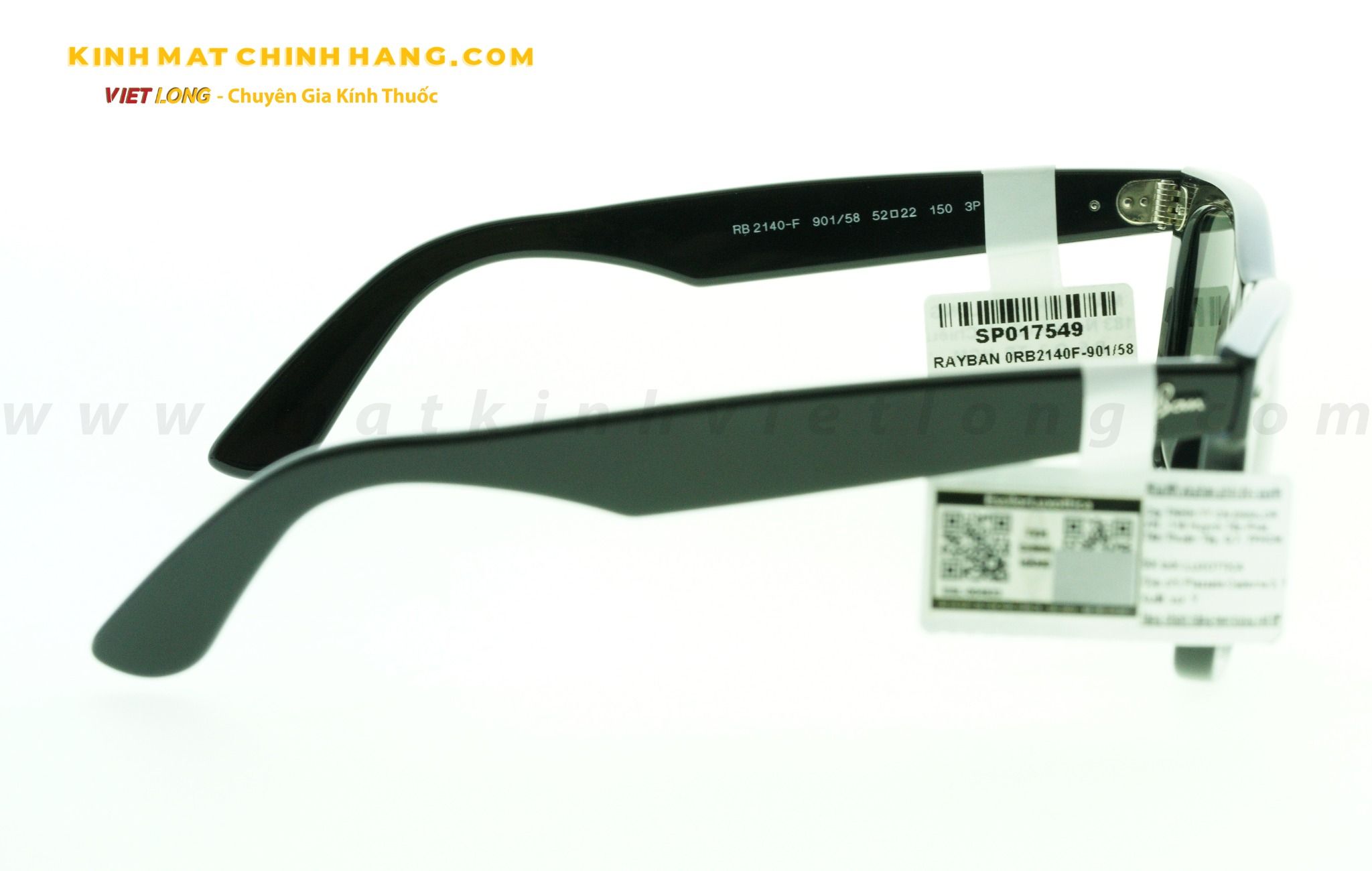  KÍNH MÁT RAYBAN 0RB2140F-901/58 52-22 