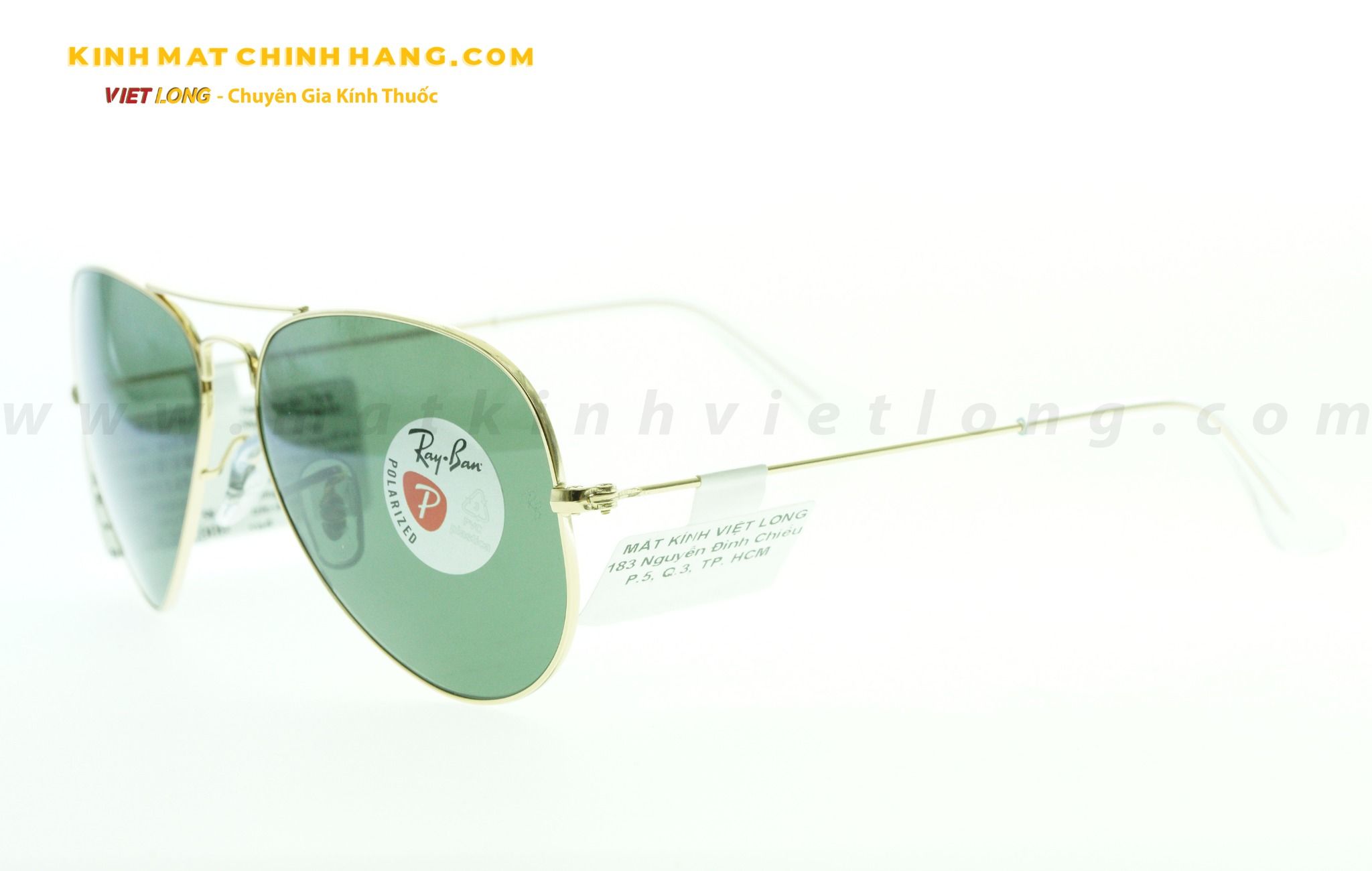 KÍNH MÁT RAYBAN 0RB3025-001/58 58-14