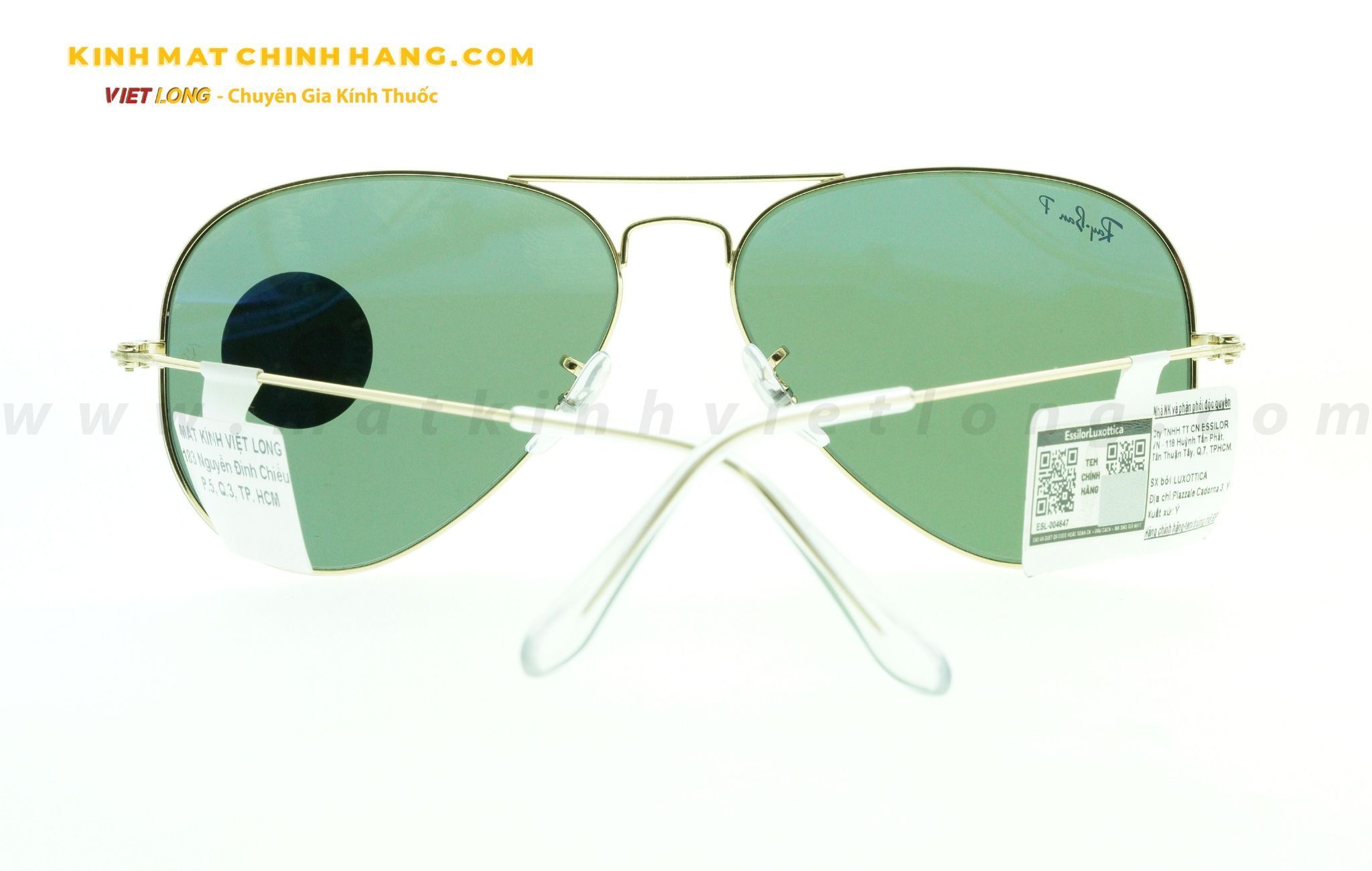  KÍNH MÁT RAYBAN 0RB3025-001/58 58-14 