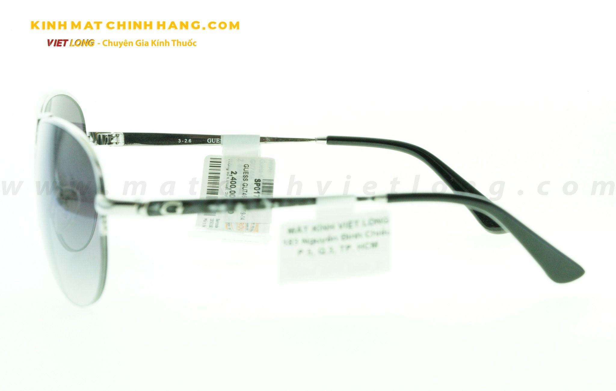 KÍNH MÁT GUESS GU7468-10B 59-14