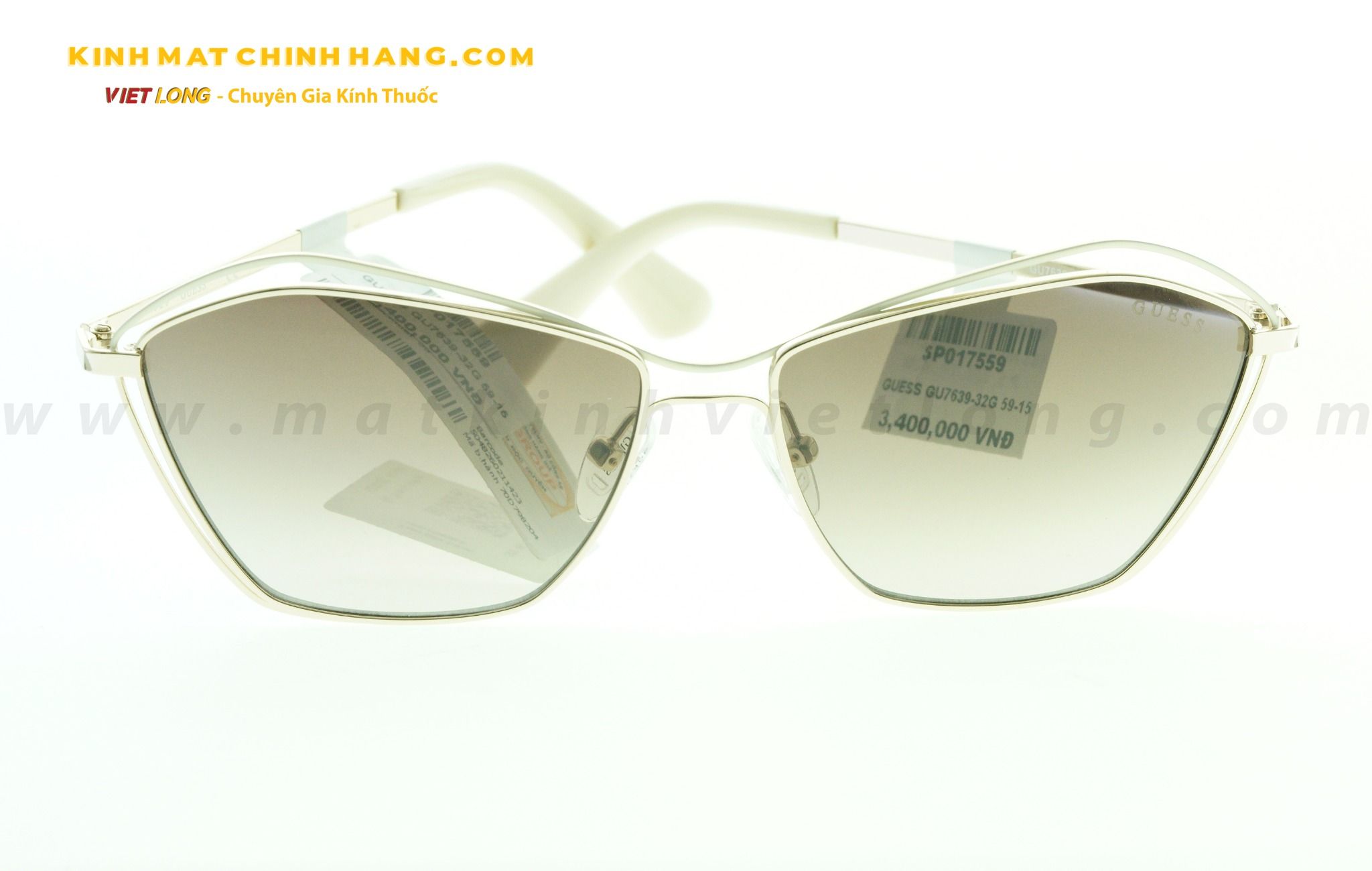 KÍNH MÁT GUESS GU7639-32G 59-15
