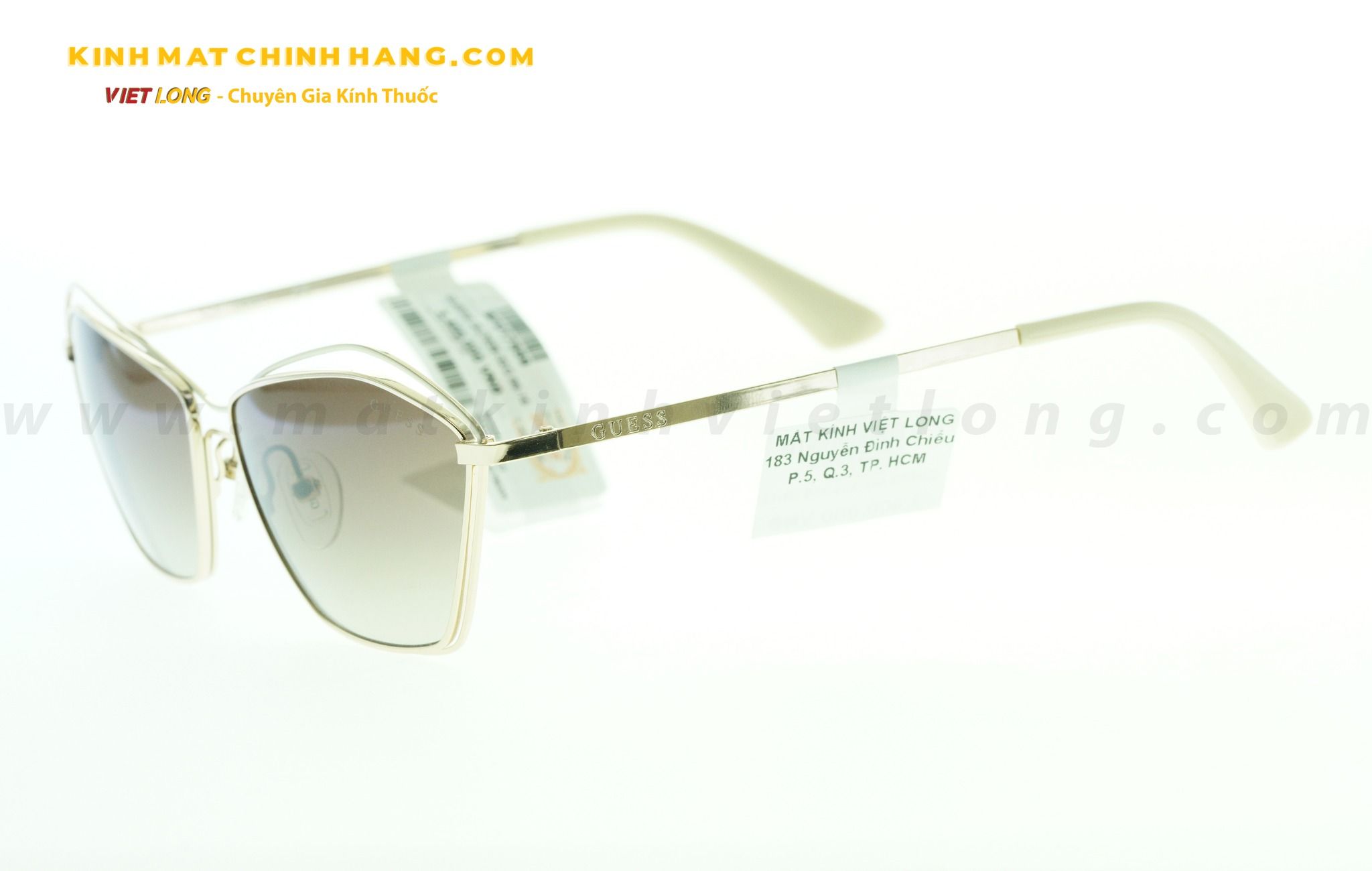 KÍNH MÁT GUESS GU7639-32G 59-15