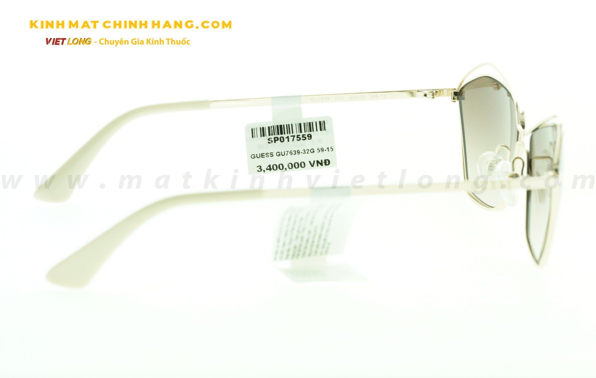 KÍNH MÁT GUESS GU7639-32G 59-15