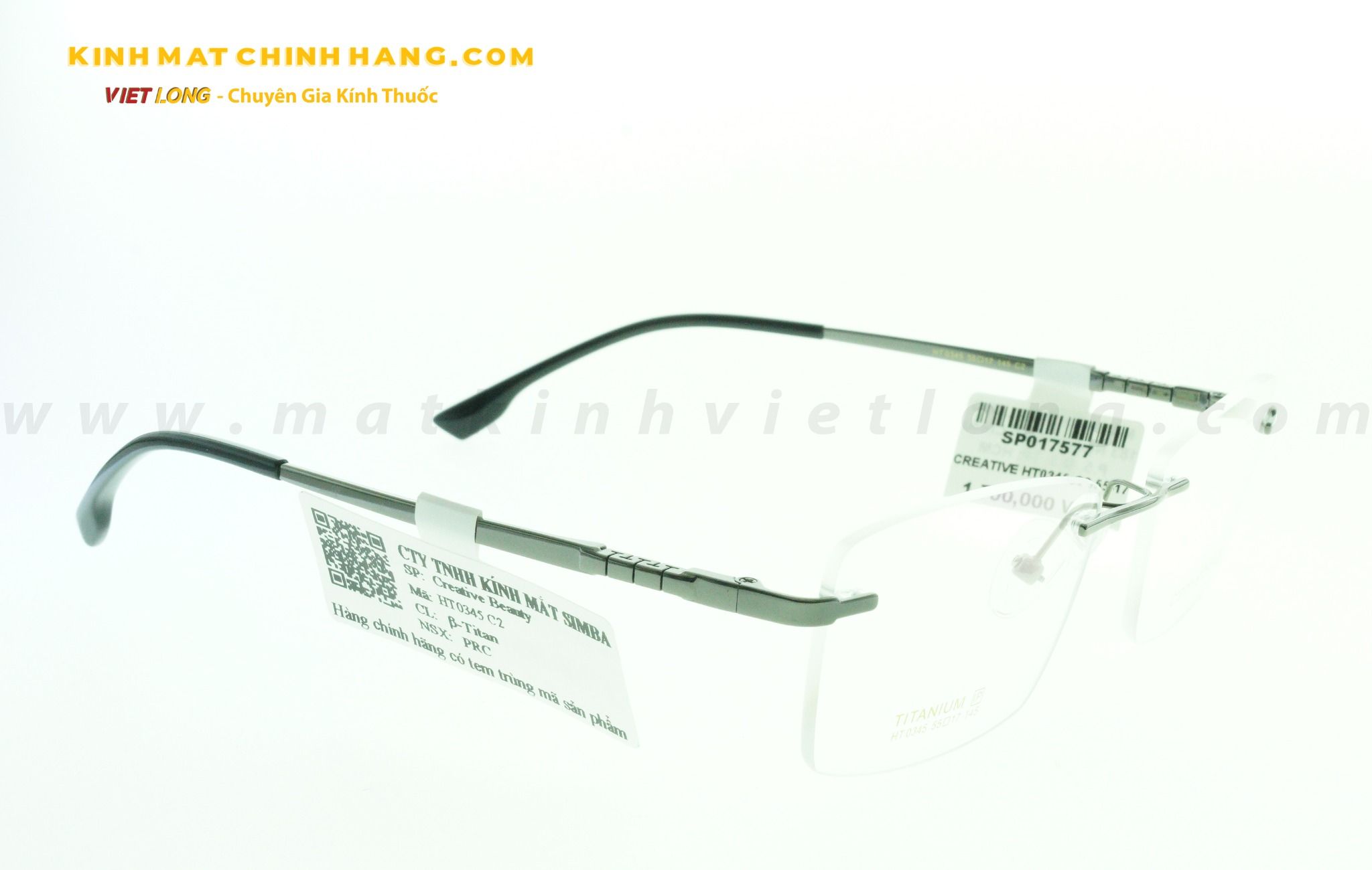 GỌNG KÍNH CREATIVE HT0345-C2 55-17