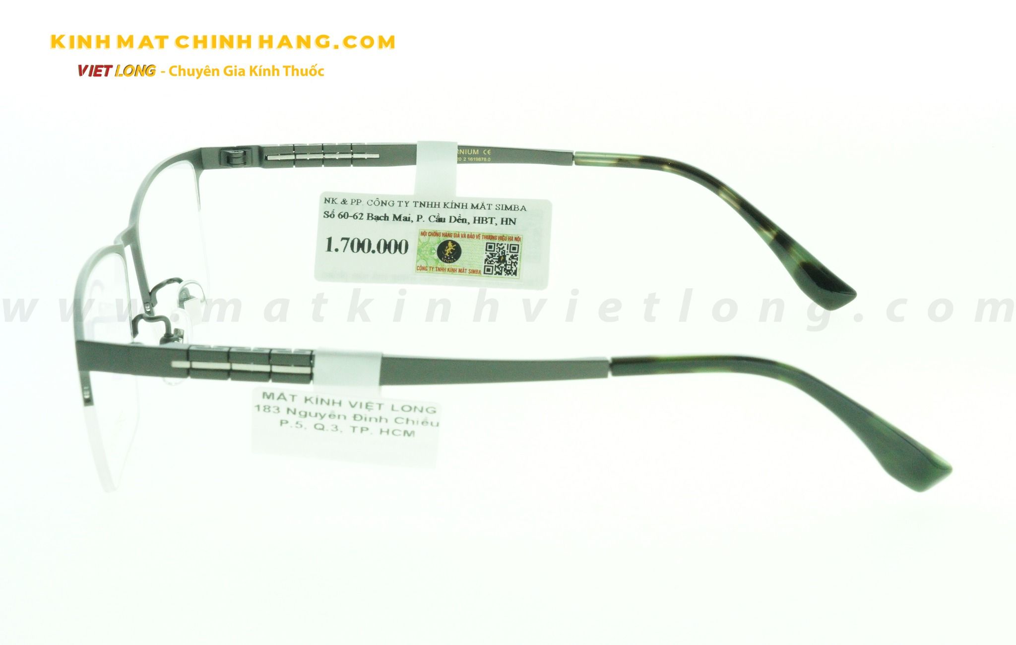 GỌNG KÍNH CREATIVE HT0319-C2 55-17