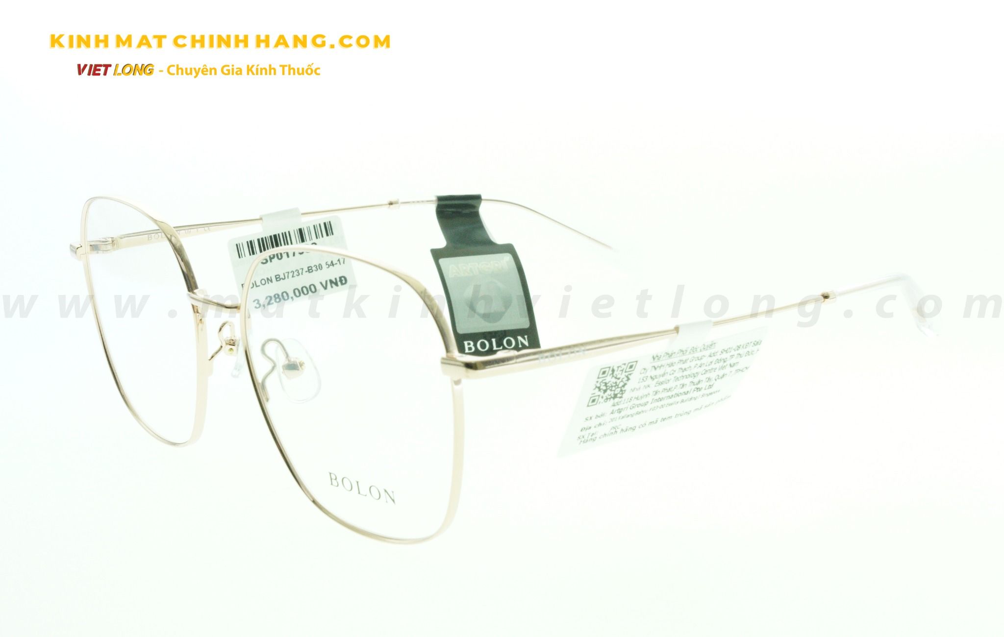 GỌNG KÍNH BOLON BJ7237-B30 54-17