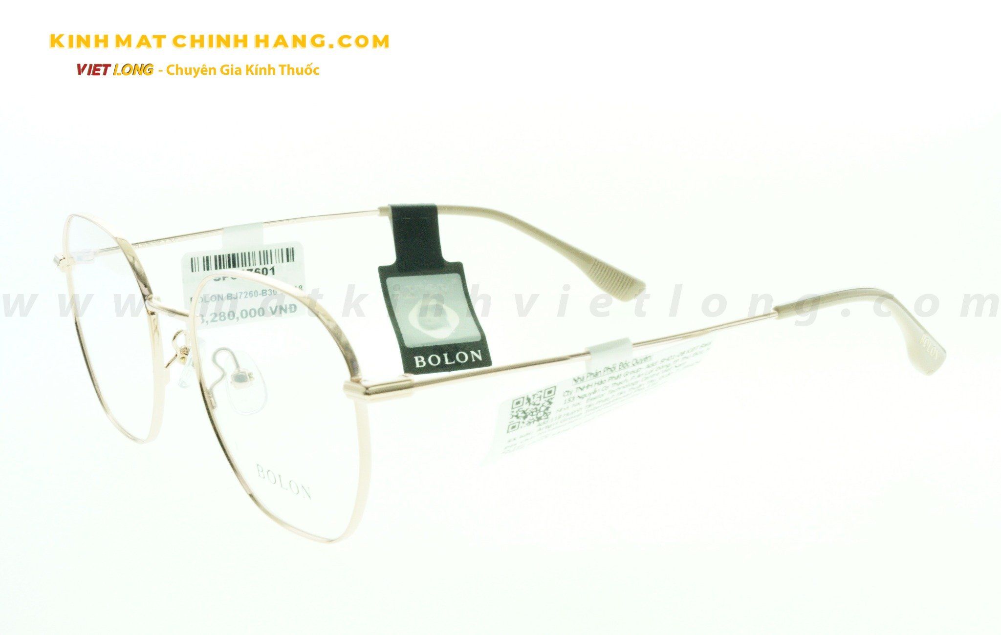 GỌNG KÍNH BOLON BJ7260-B30 51-18