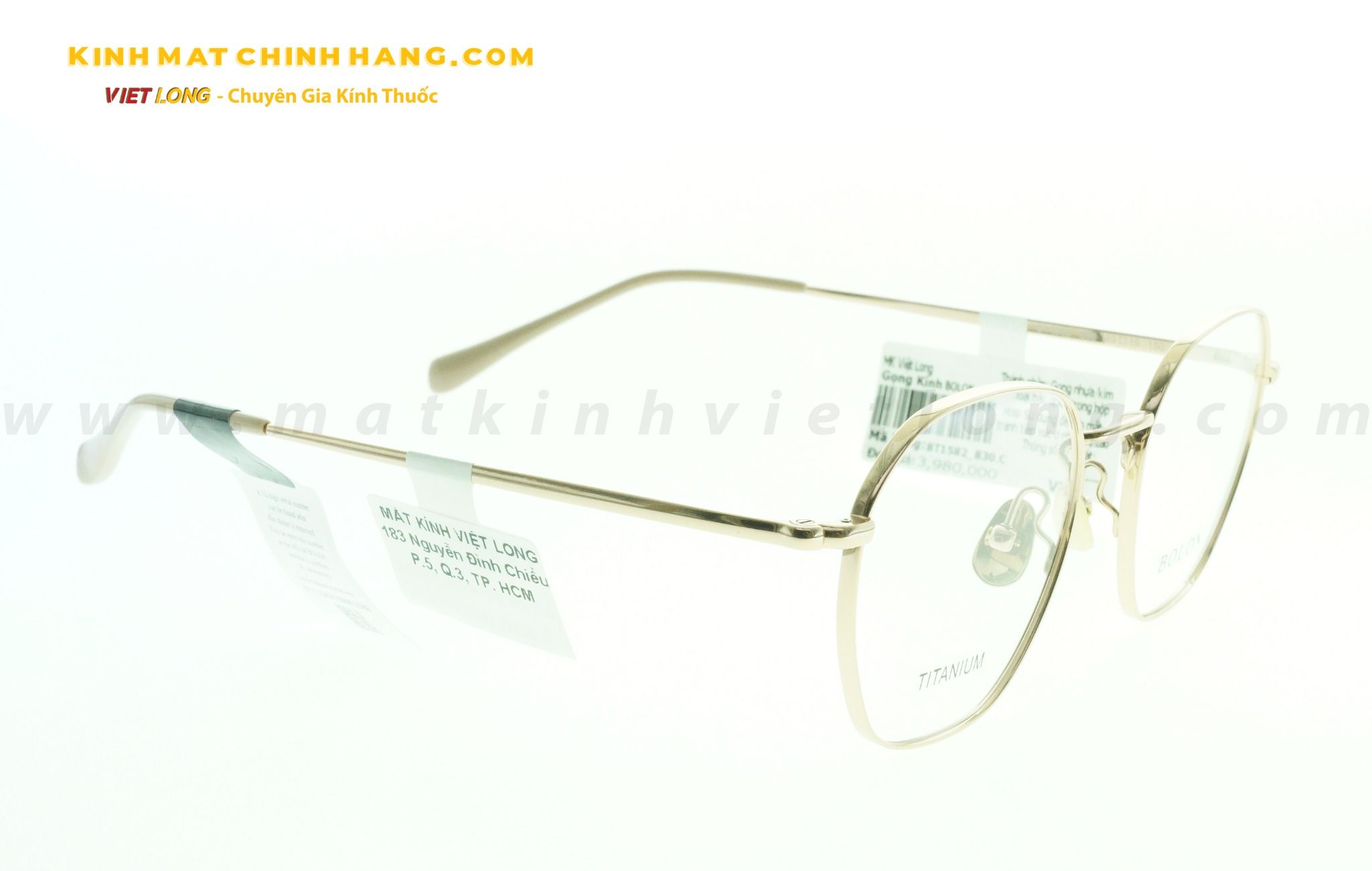 GỌNG KÍNH BOLON BT1582-B30 49-19