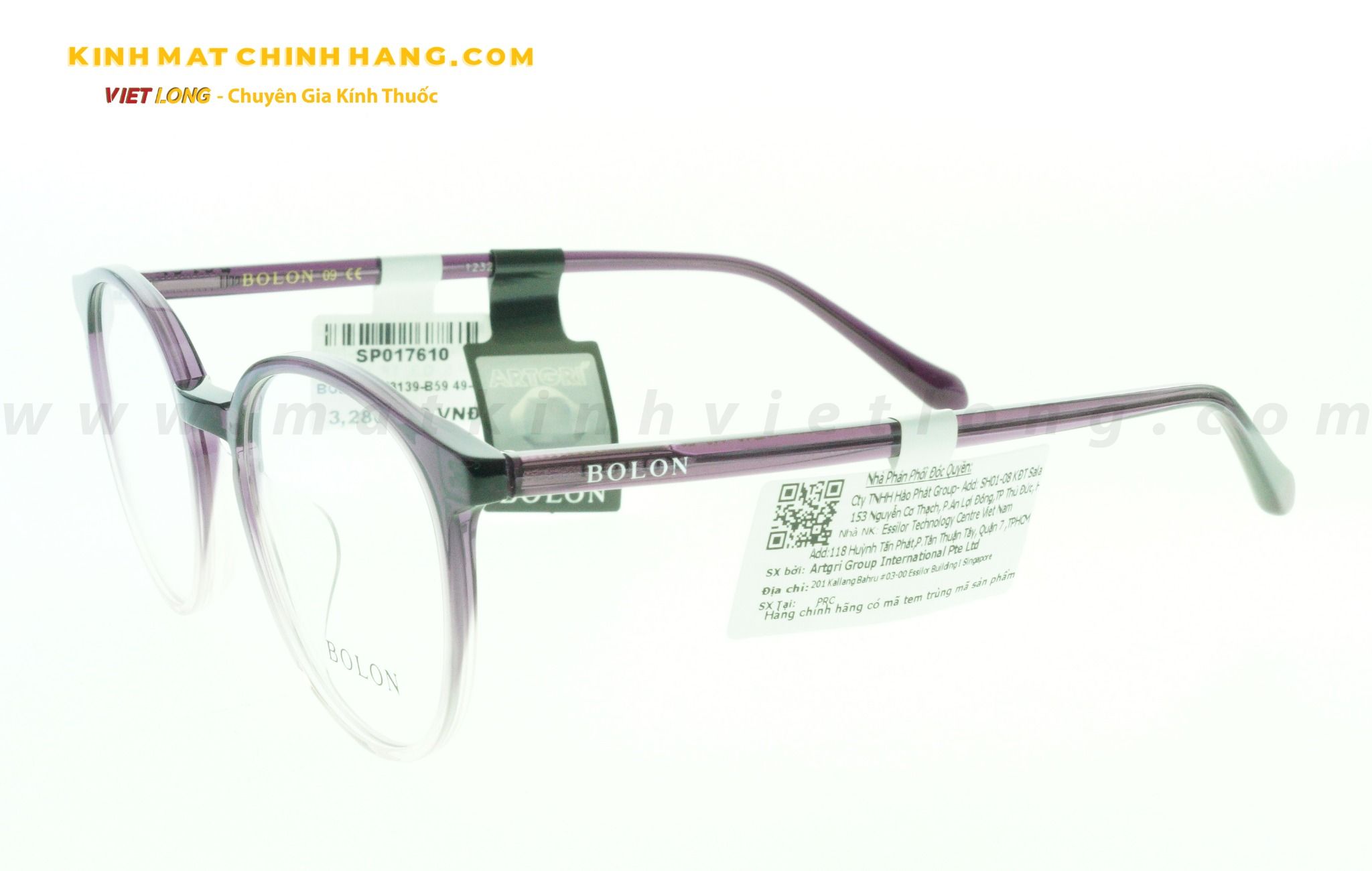 GỌNG KÍNH BOLON BJ3139-B59 49-18