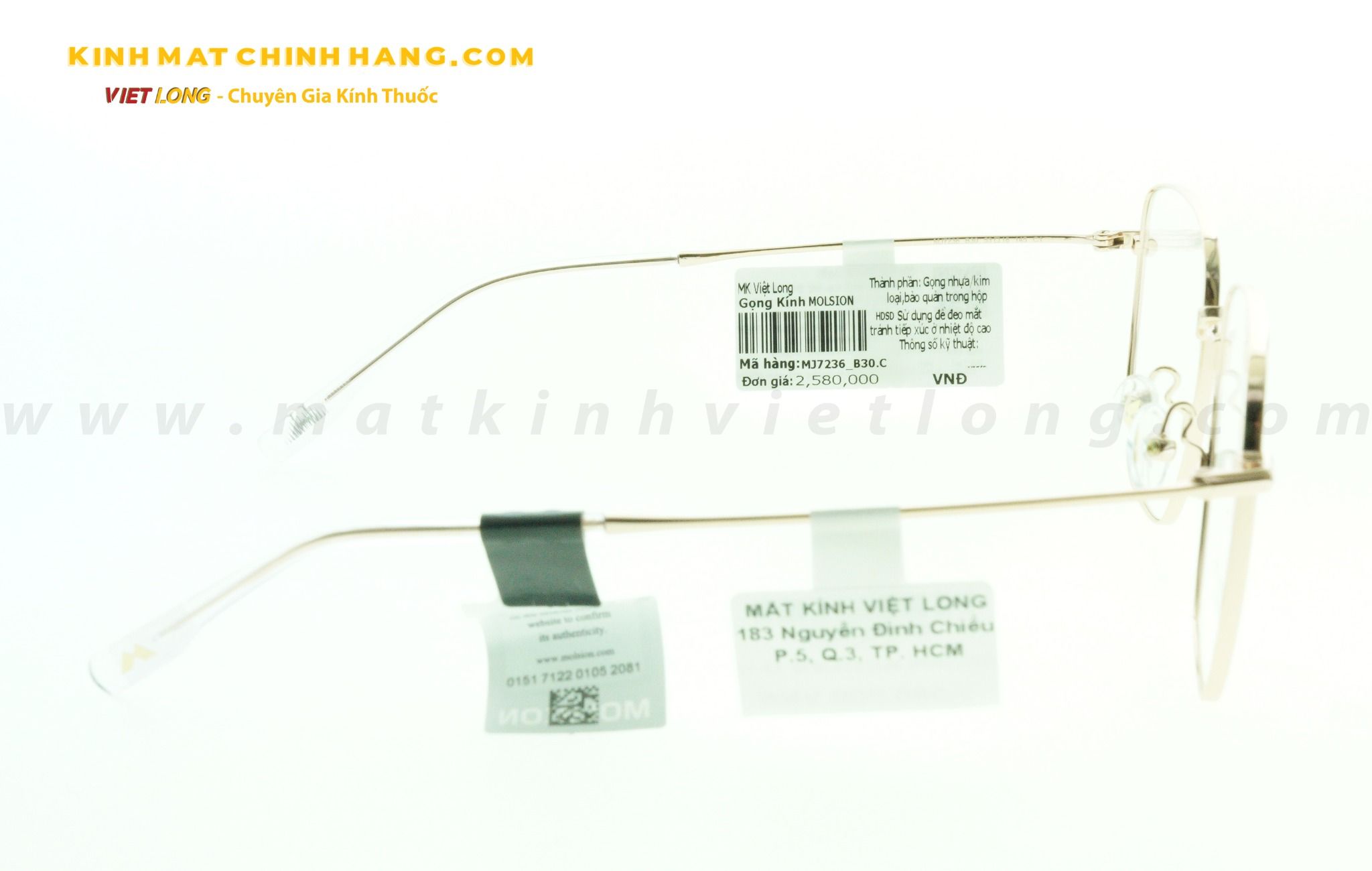  GỌNG KÍNH MOLSION MJ7236-B30 53-18 