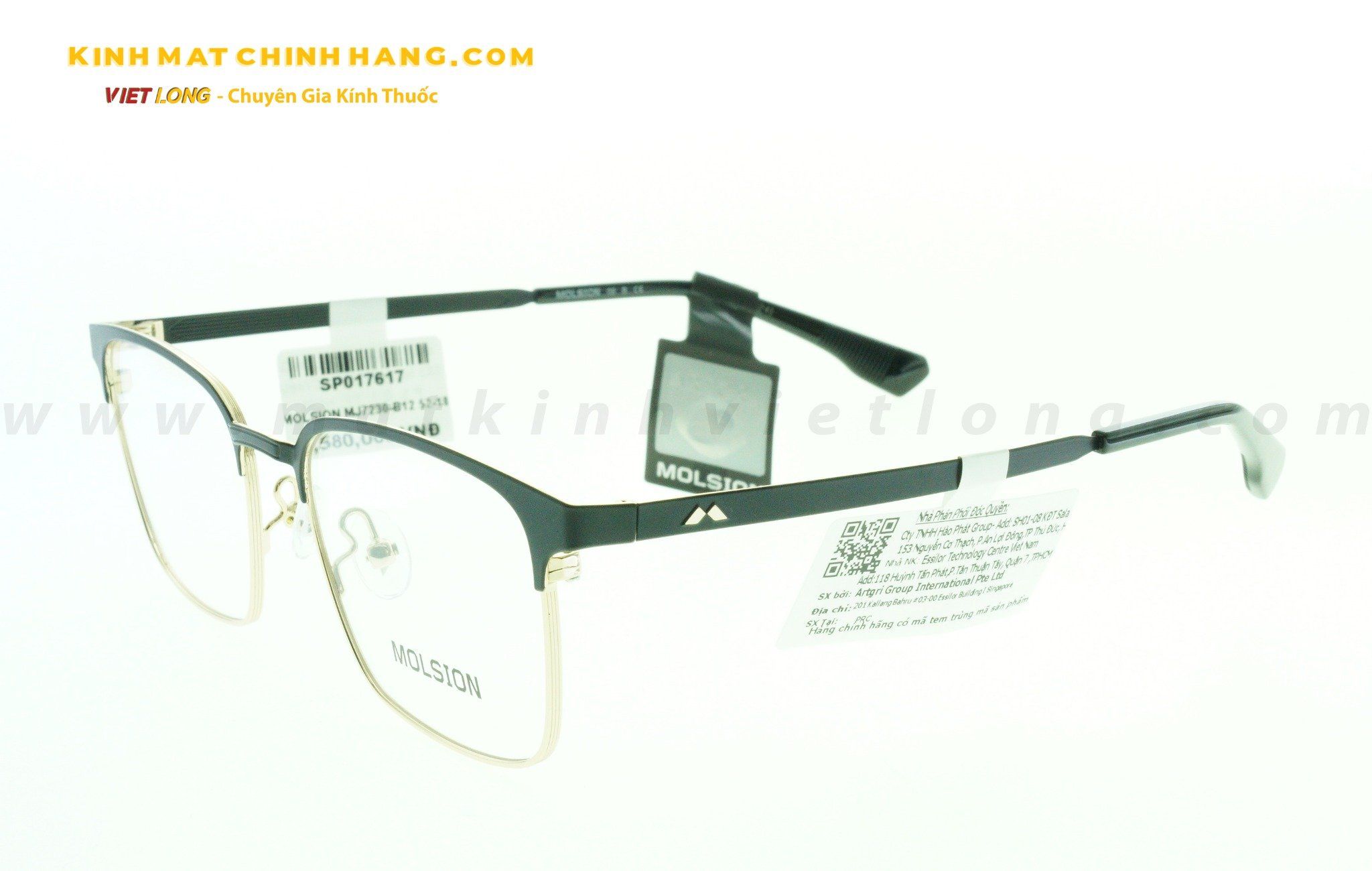 GỌNG KÍNH MOLSION MJ7230-B12 52-18